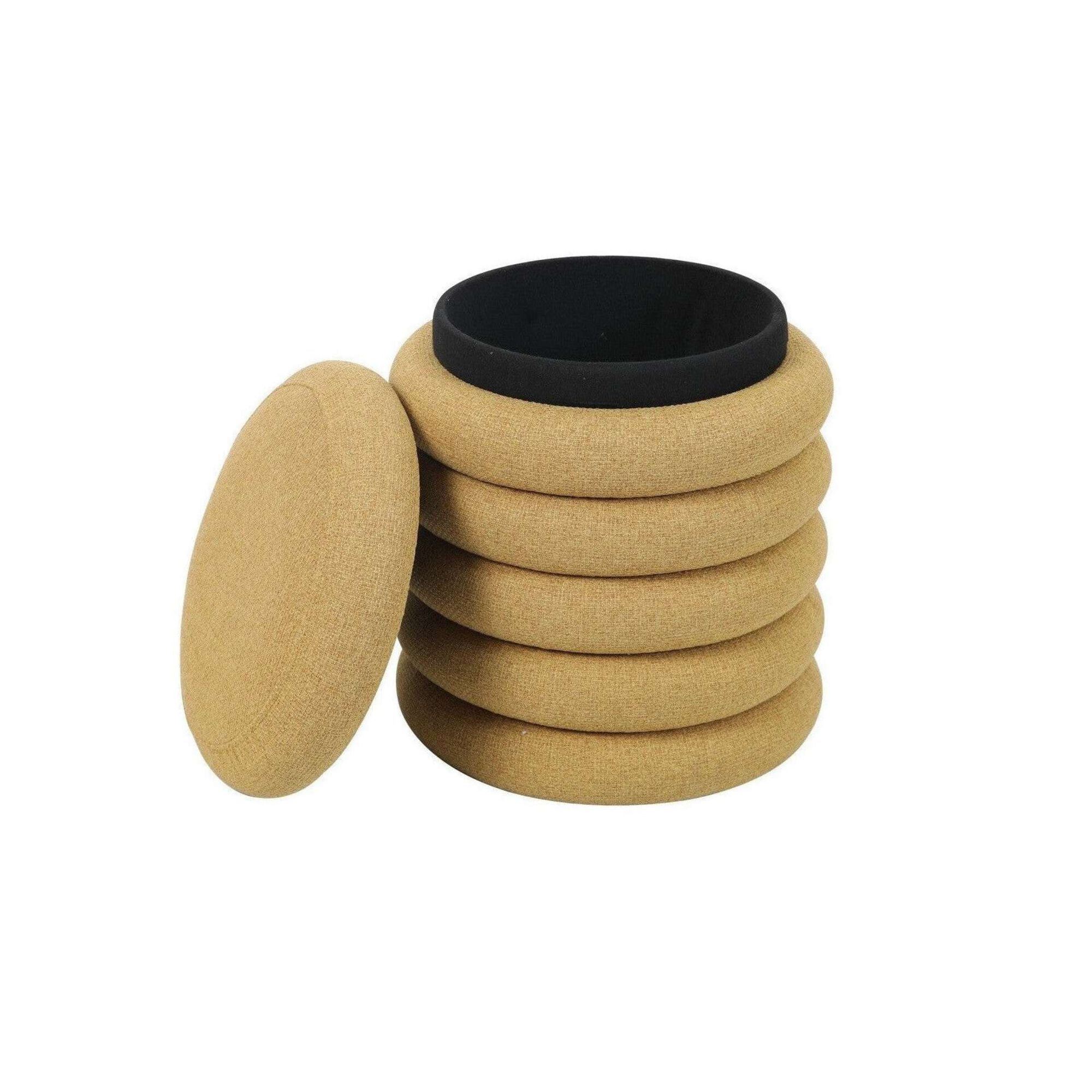 Puff Redondo Mostarda Story