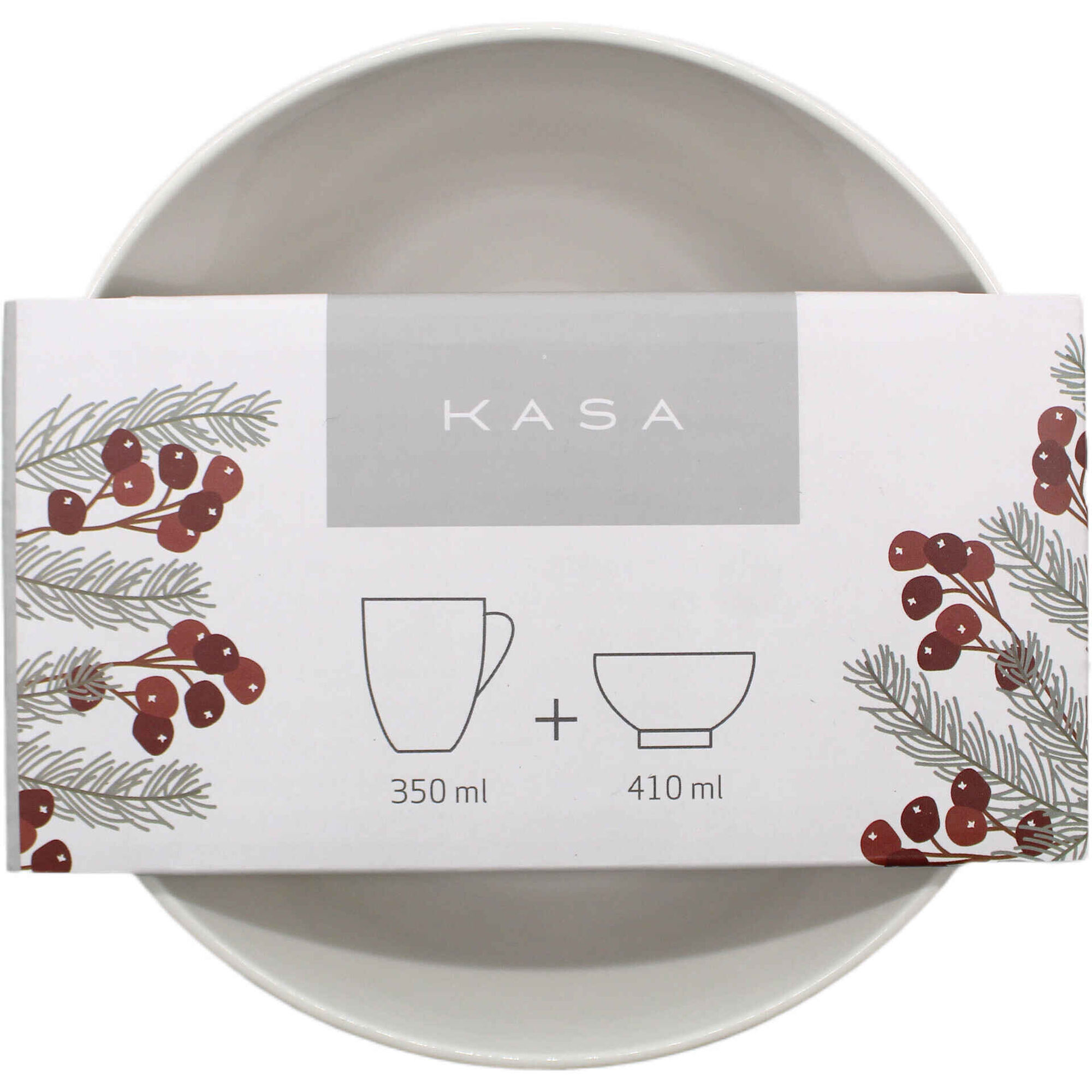 Conjunto Taça e Caneca Pai Natal