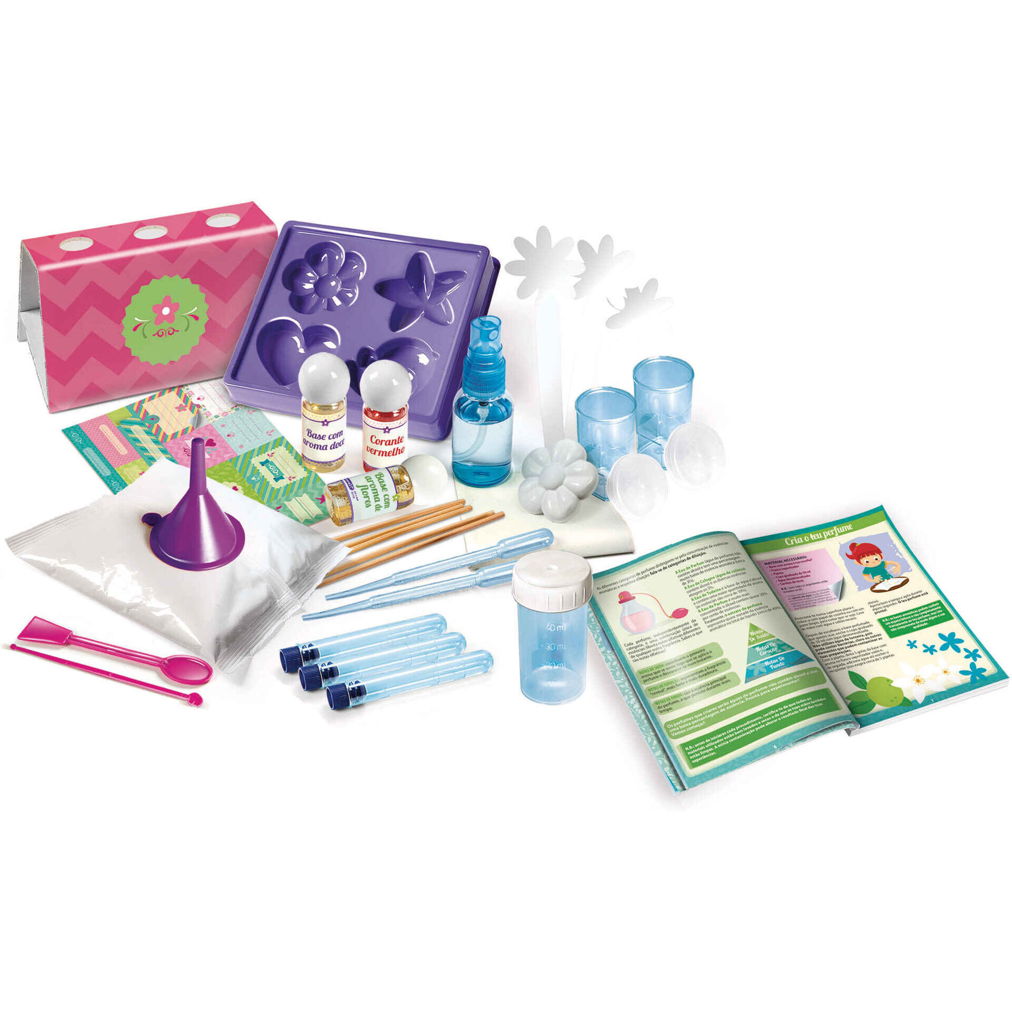 Clementoni - Kit Ci&ecirc;ncia & Jogo Laborat&oacute;rio de Perfumes