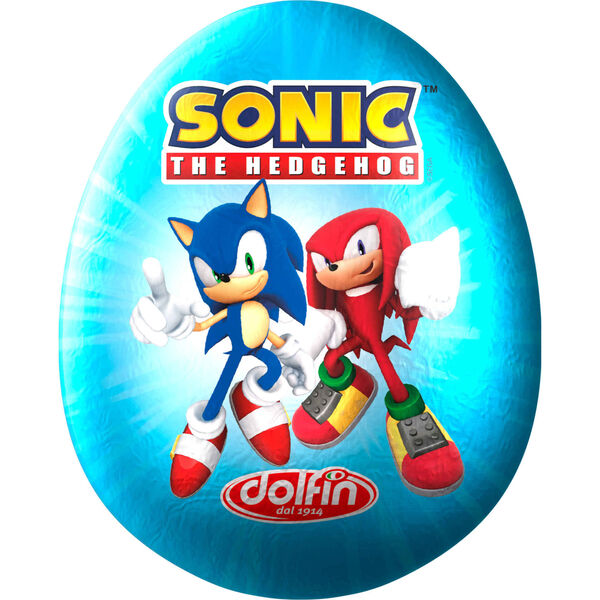 Ovo de Chocolate com Surpresa Sonic Dolfin