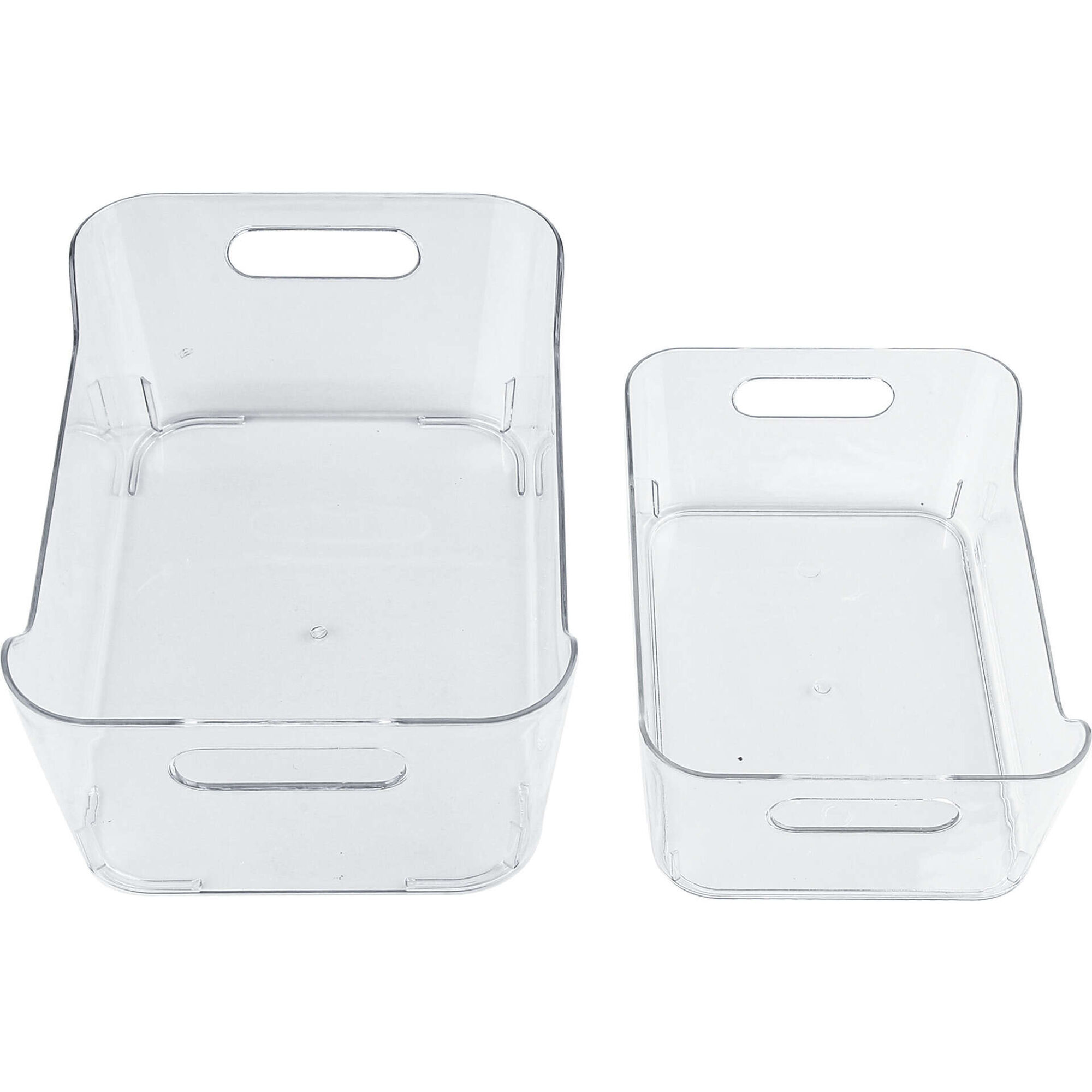 Conjunto 2 Cestos Pl&aacute;stico Kasa