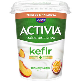 Iogurte Kefir Pedaços Pêssego e Maracujá Iogurte Kefir Pedaços Pêssego e Maracujá