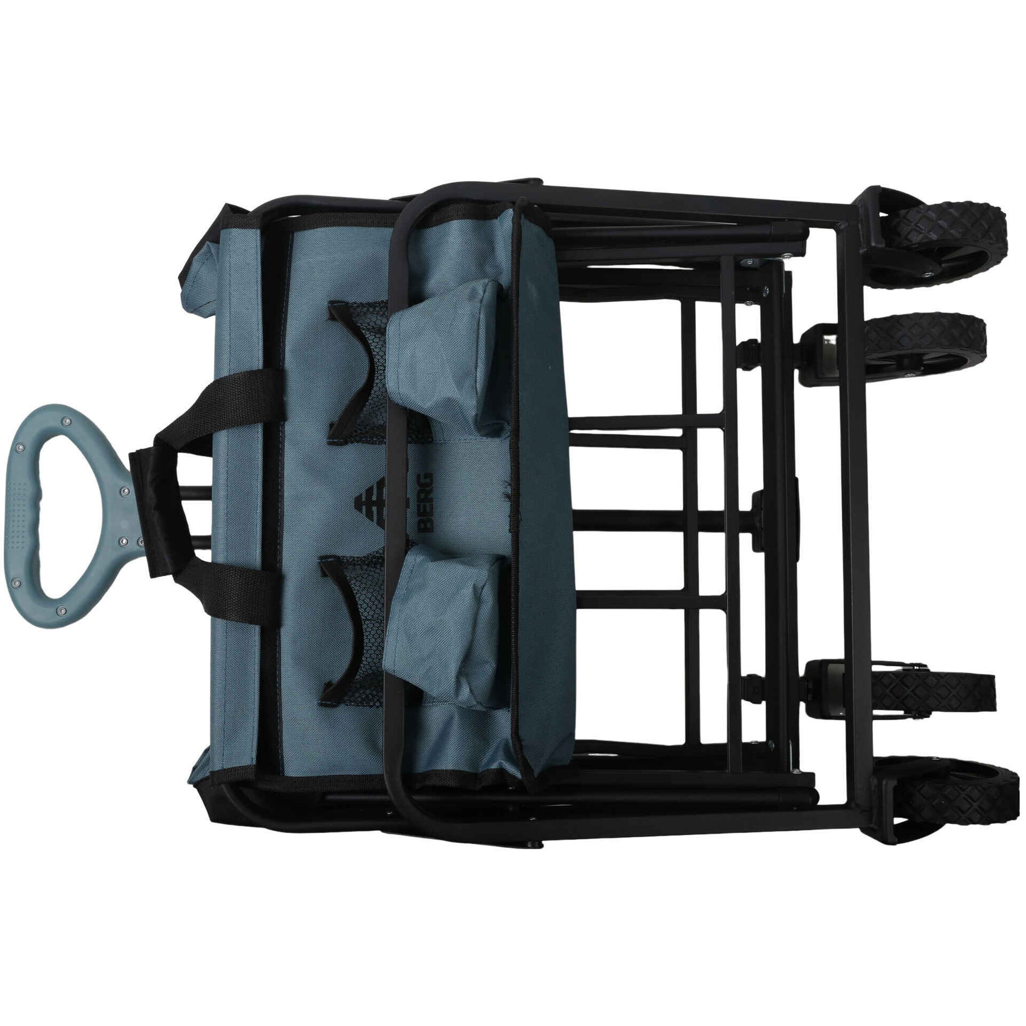 Carrinho de Transporte Preto e Azul