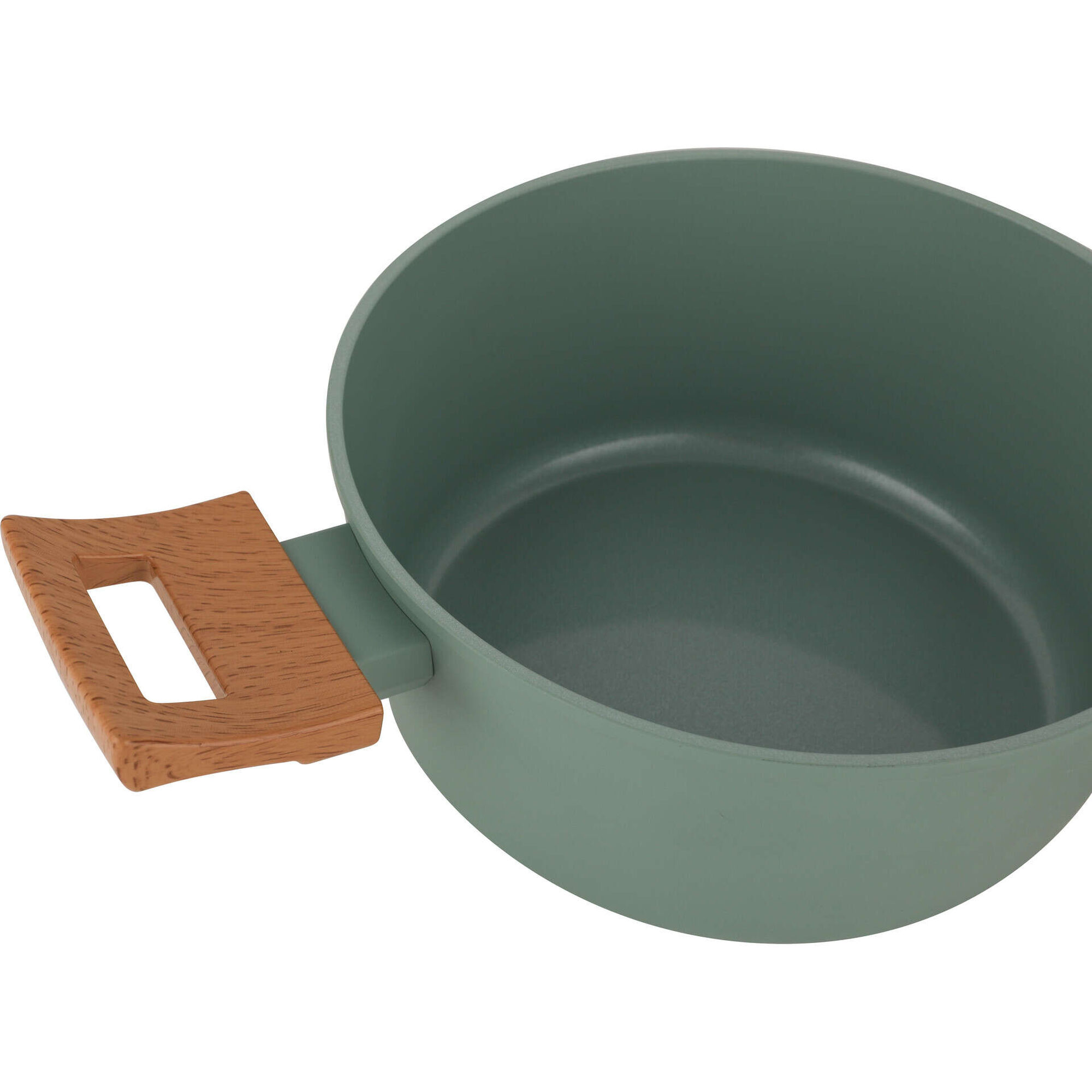 Conjunto Ca&ccedil;arola 20cm e Frigideira 24cm Verde Kasa