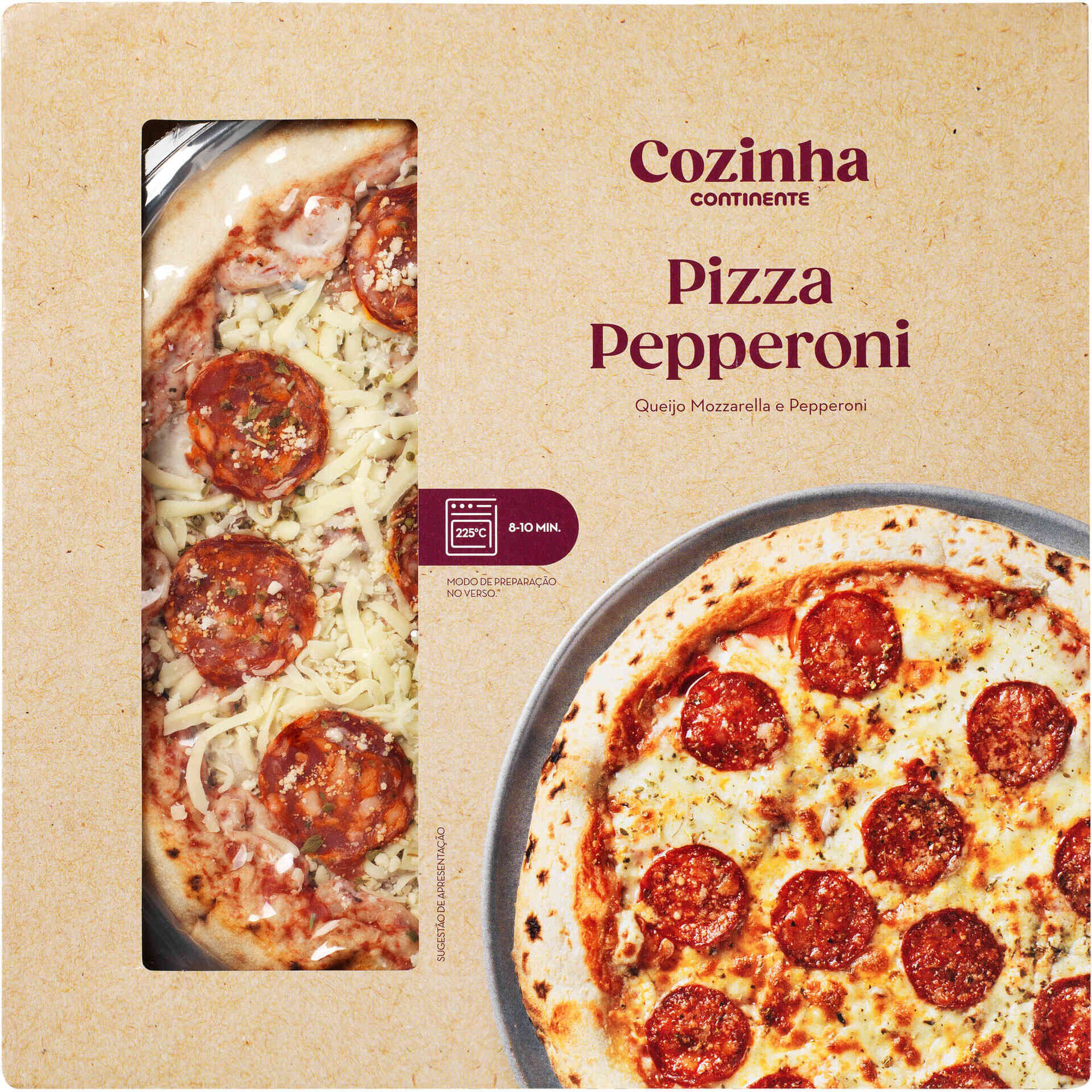 Pizza Fresca Pepperoni Cozinha Continente