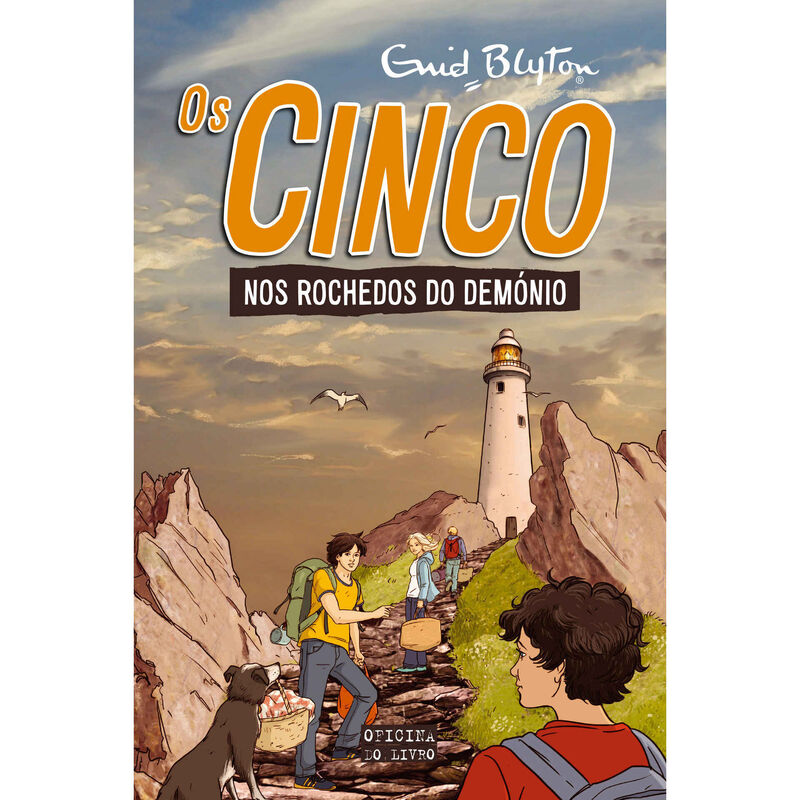 Os Cinco Nº 19 - Os Cinco nos Rochedos do Demónio de Enid Blyton