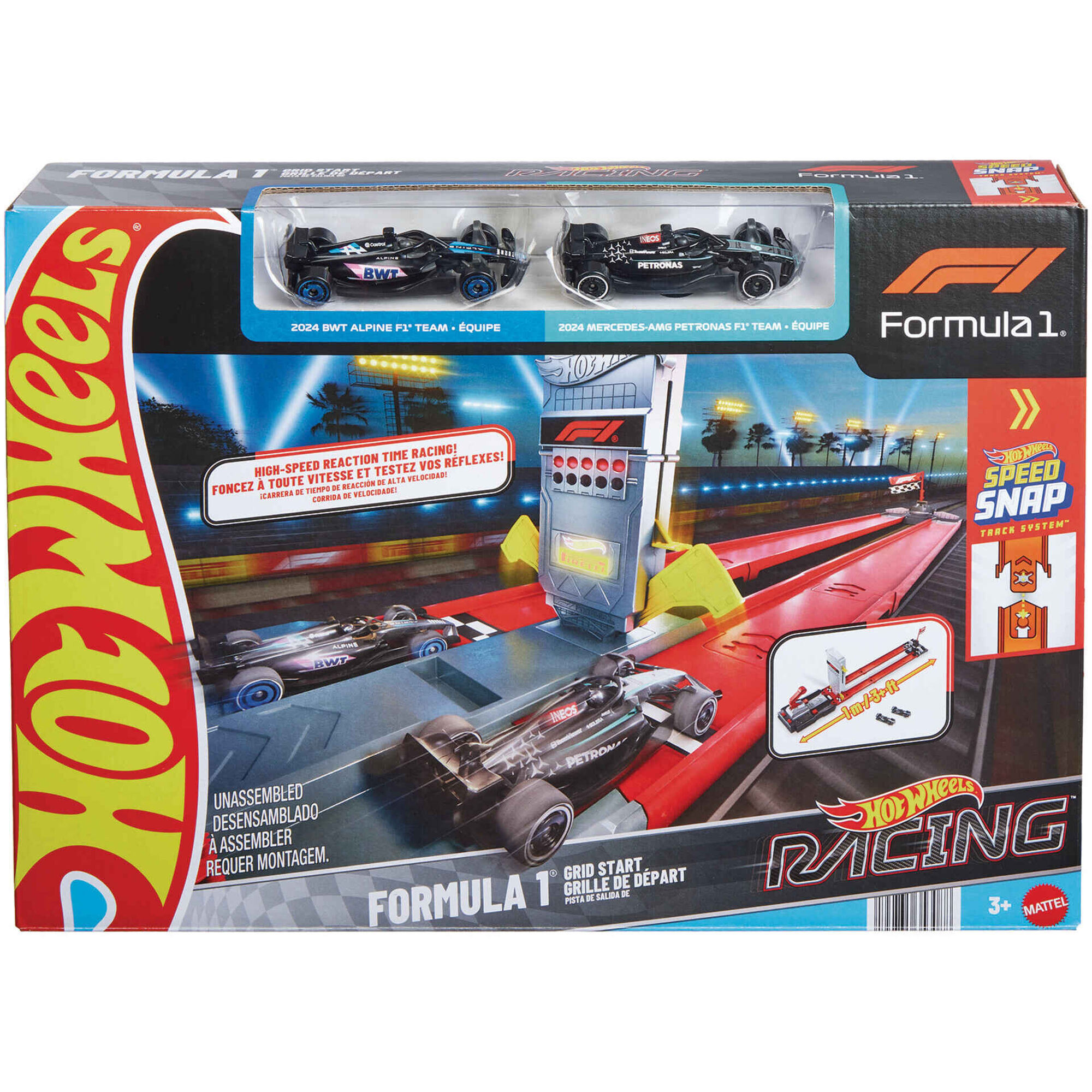 Hot Wheels - Pista de F&oacute;rmula 1 Grelha de Partida