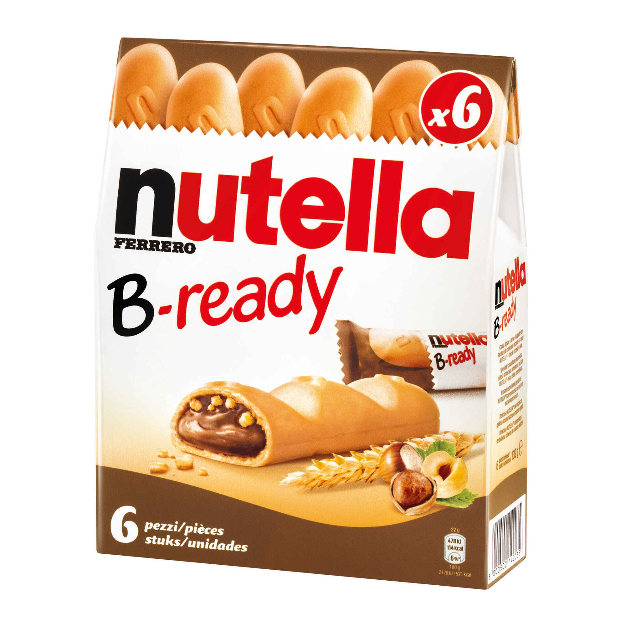 Bolachas Crocantes Recheadas com Chocolate B-Ready