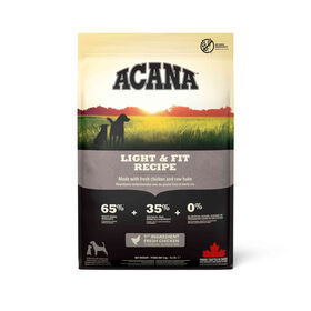 Ra&ccedil;&atilde;o para C&atilde;o Light e Fit Recipe Acana
