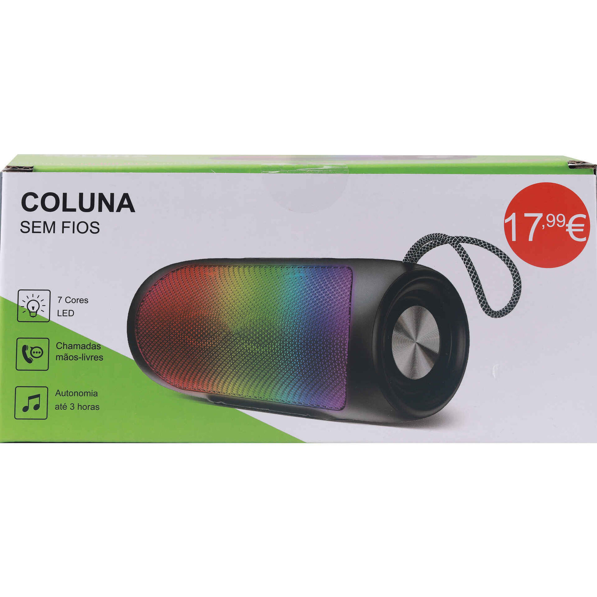 Coluna sem Fios Bluetooth 5.0 3W