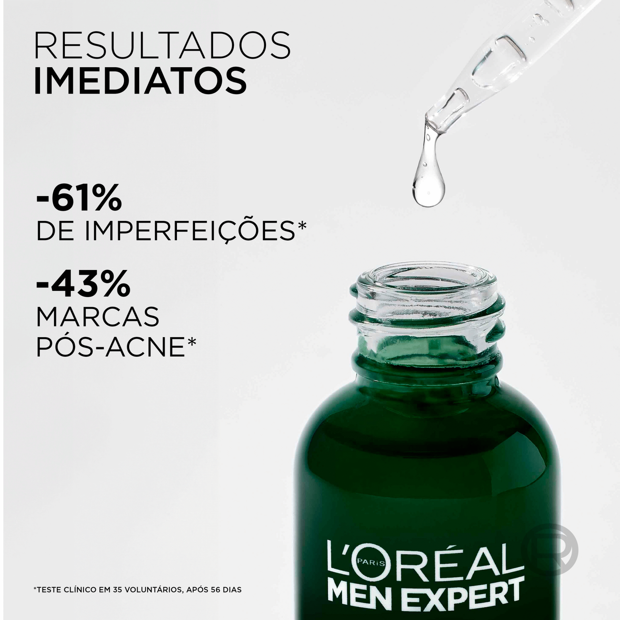 S&eacute;rum de Rosto Derma Control Anti-Imperfei&ccedil;&otilde;es L'Or&eacute;al Paris Men Expert