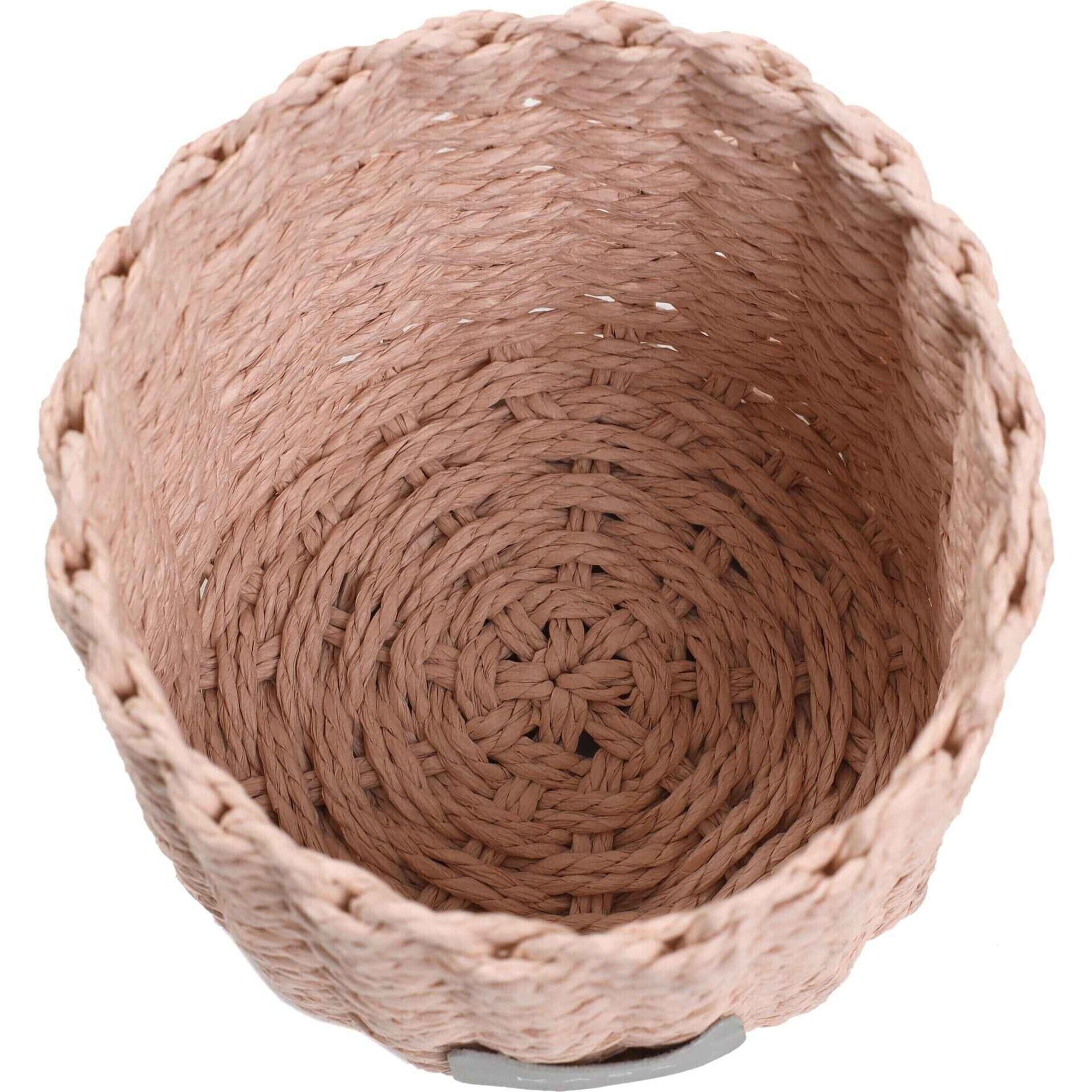 Cesto WC Redondo 16cm Rosa