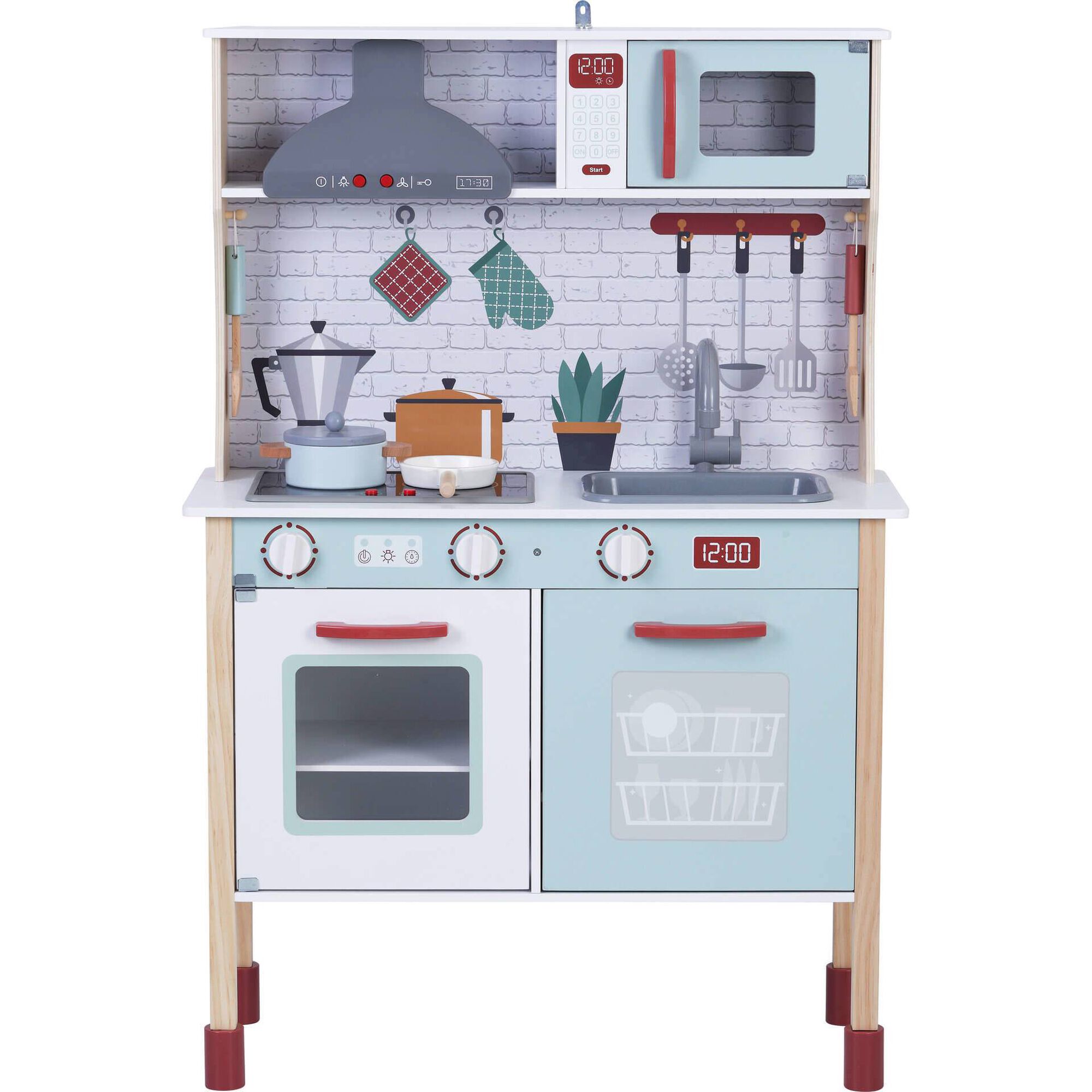 Zoko Play to Grow - Cozinha Grande de Madeira Eletr&oacute;nica