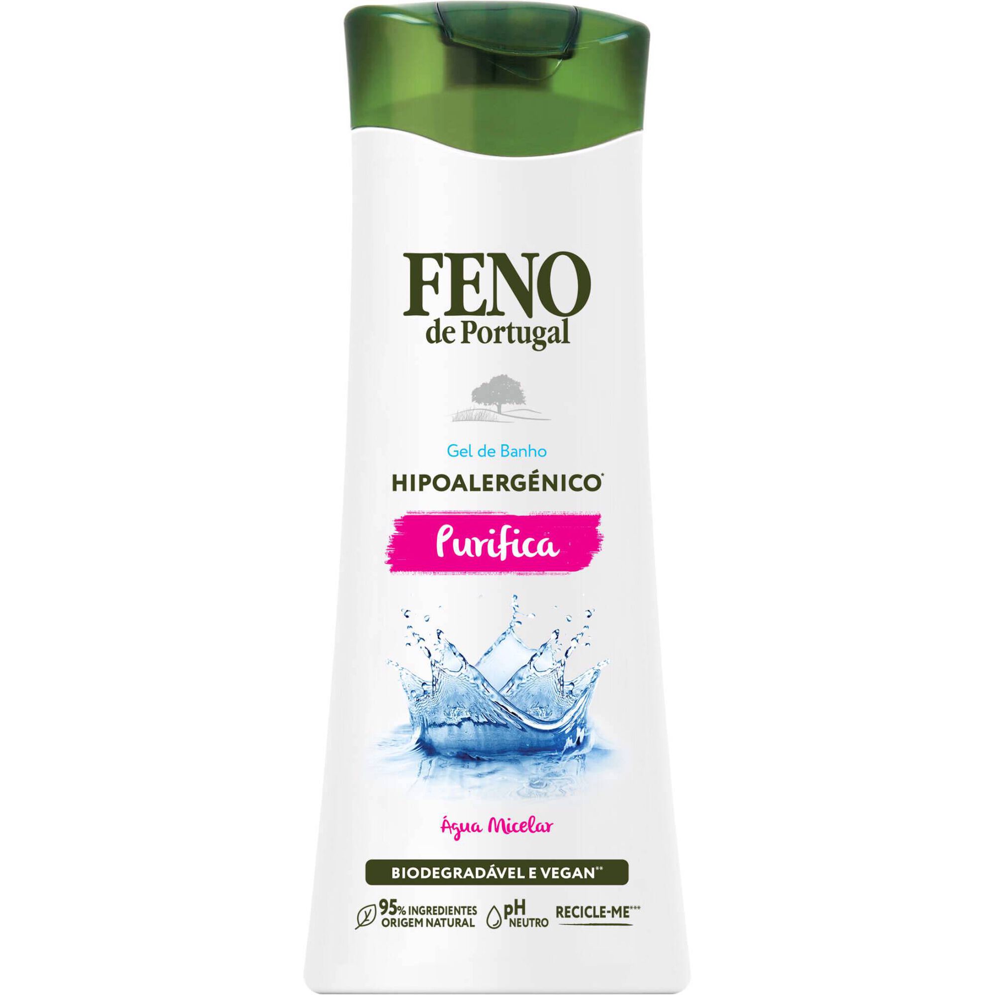Gel de Banho Hipoalergénico Purifica Água Micelar