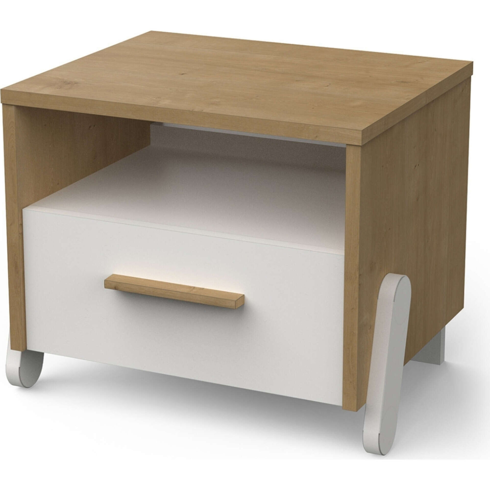 Mesa de Cabeceira 39x33x34cm Naili Twinko