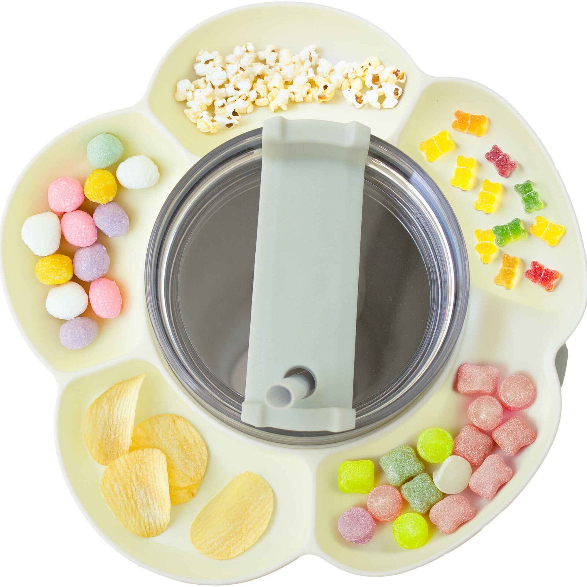 Bandeja de Snacks para Caneca T&eacute;rmica Marshmallow