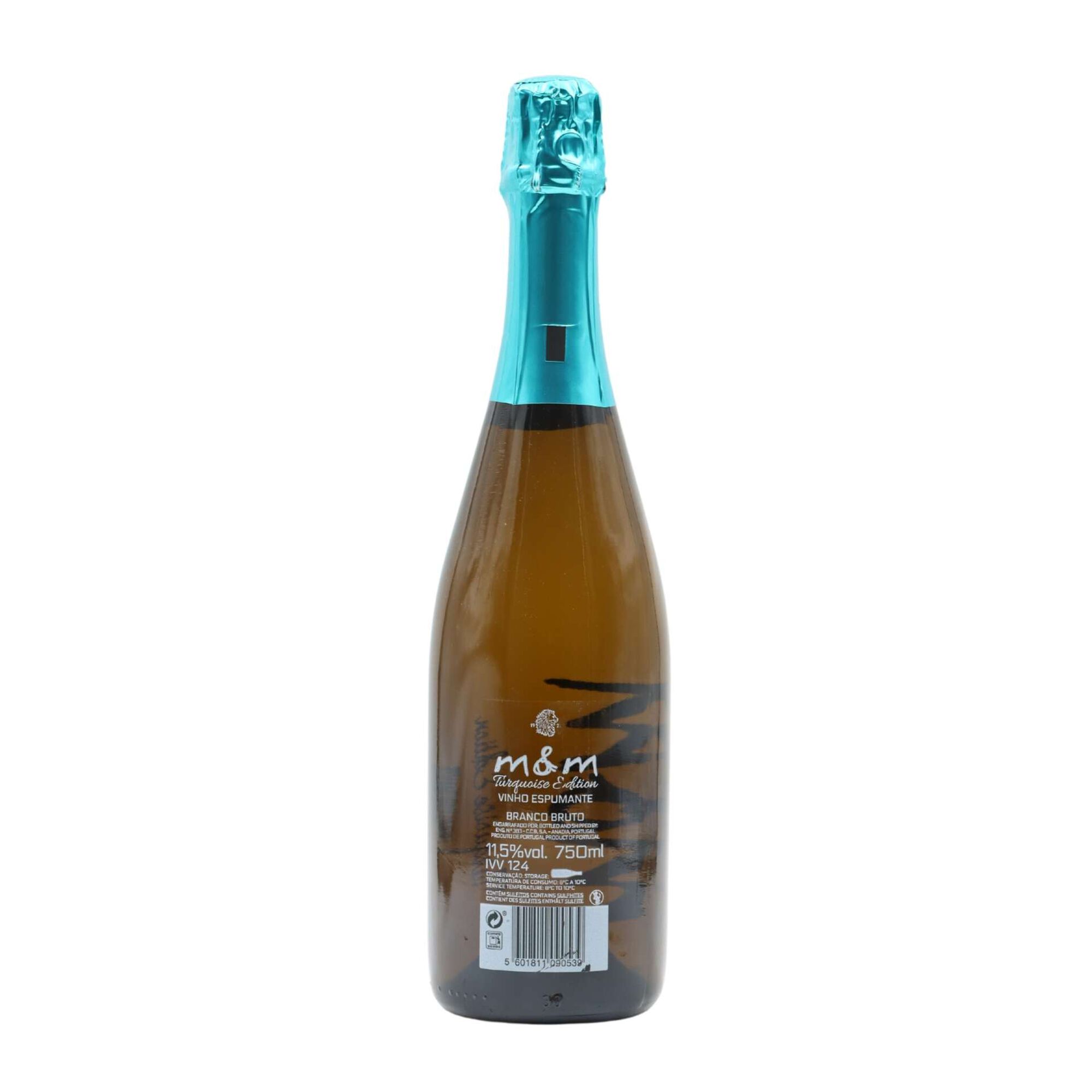 M&M Turquoise Bruto Espumante Branco Bairrada