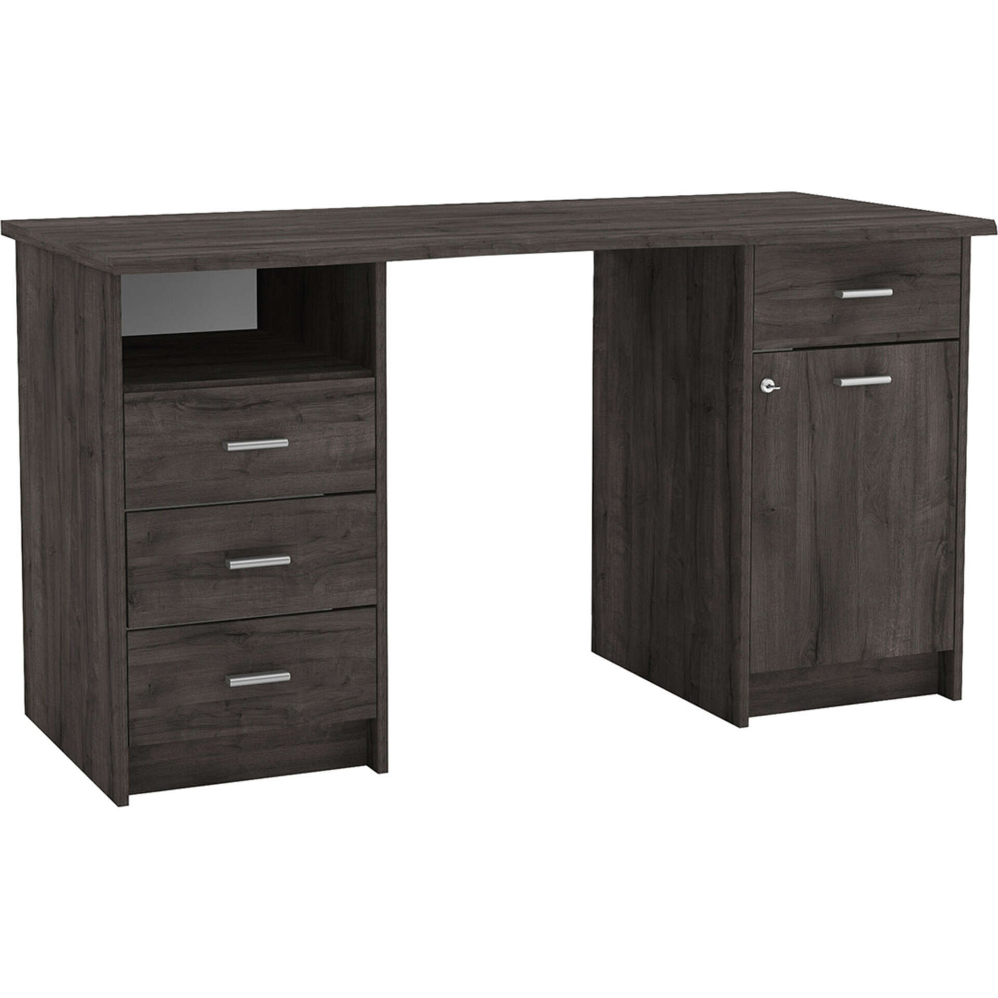 Secret&aacute;ria 135x58x74cm Preta M&oacute;naco