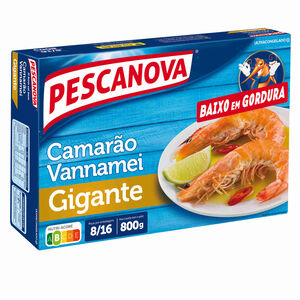 Camarão Vannamei Gigante 8/16 Ultracongelado Pescanova