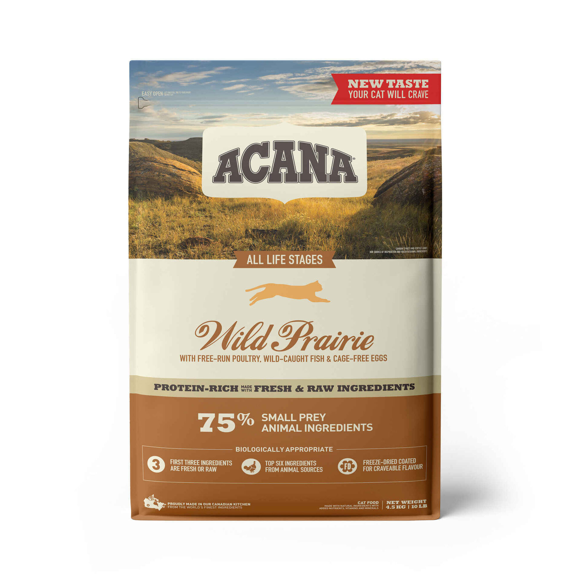 Ração para Gato Adulto Mini Wild Prairie Ave, Peixe e Ovos Ração para Gato Adulto Mini Wild Prairie Ave, Peixe e Ovos