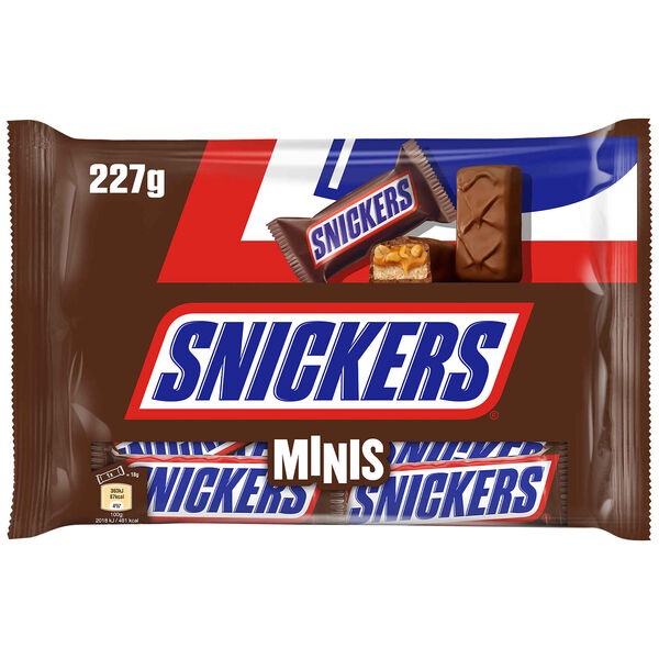 Snack Chocolate com Amendoim e Caramelo Mini Snickers