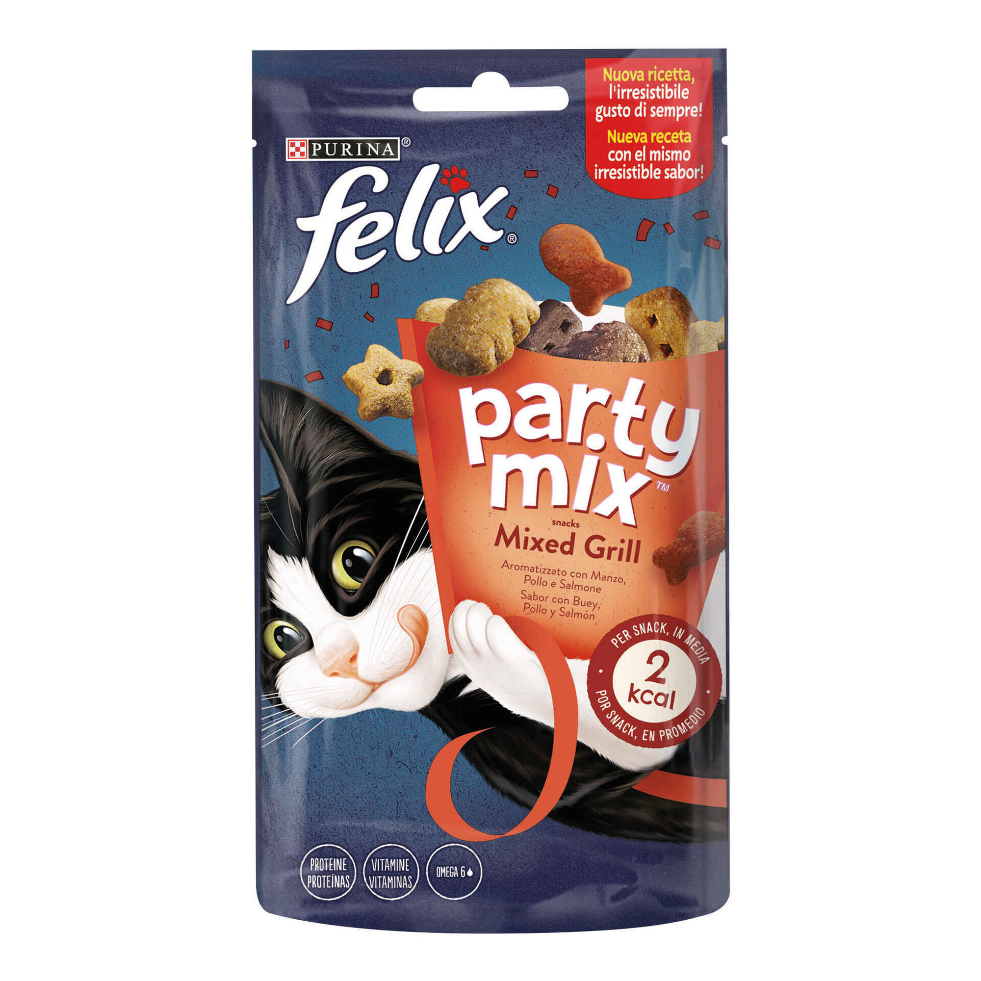 Snack para Gato Adulto Party Mix Mixed Grill