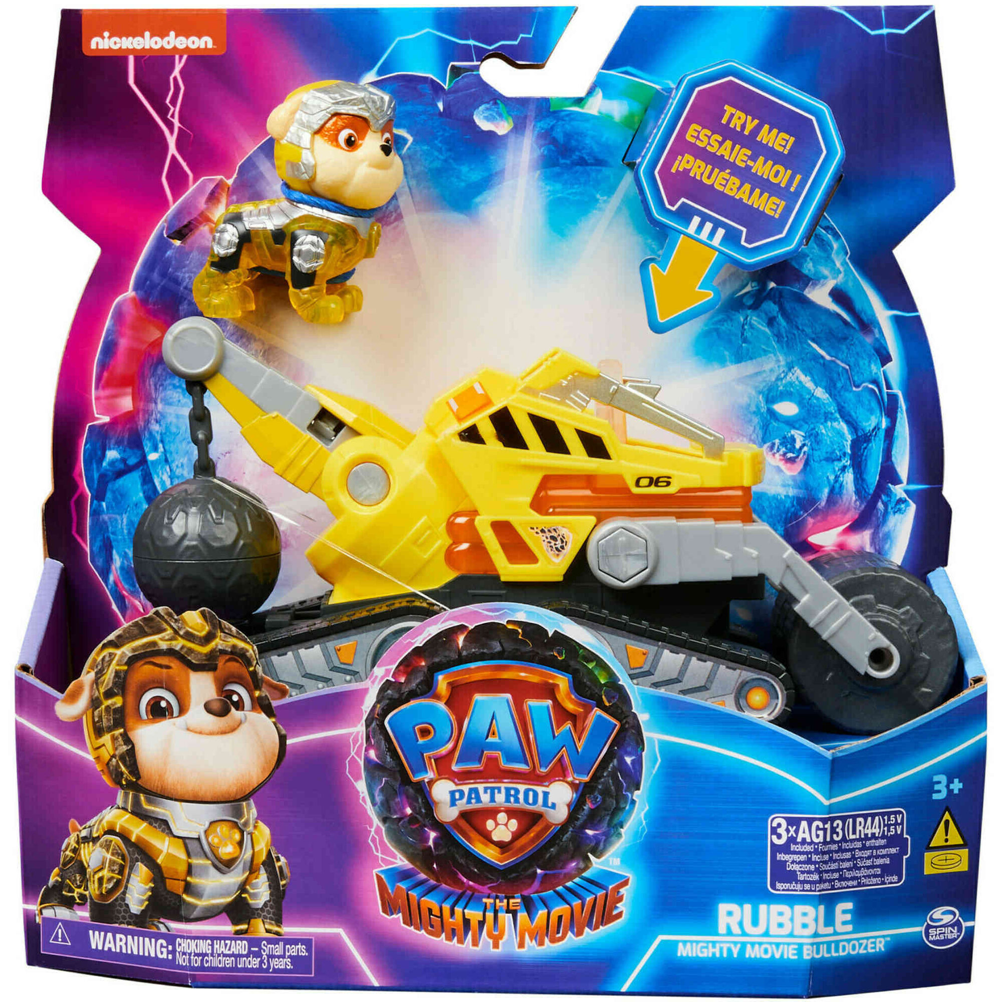 Patrulha Pata Mighty Movie - Veículo Rubble