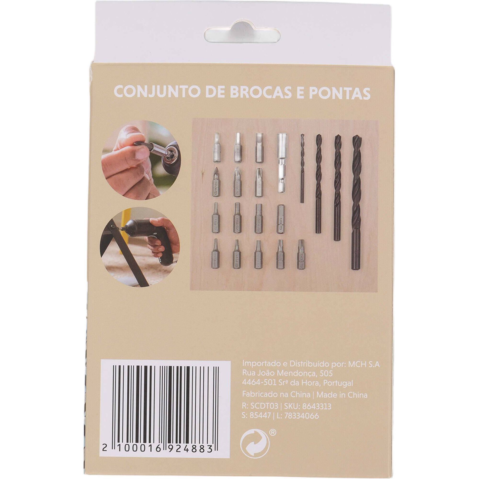 Conjunto de Brocas e Pontas 20 Pe&ccedil;as Starmax
