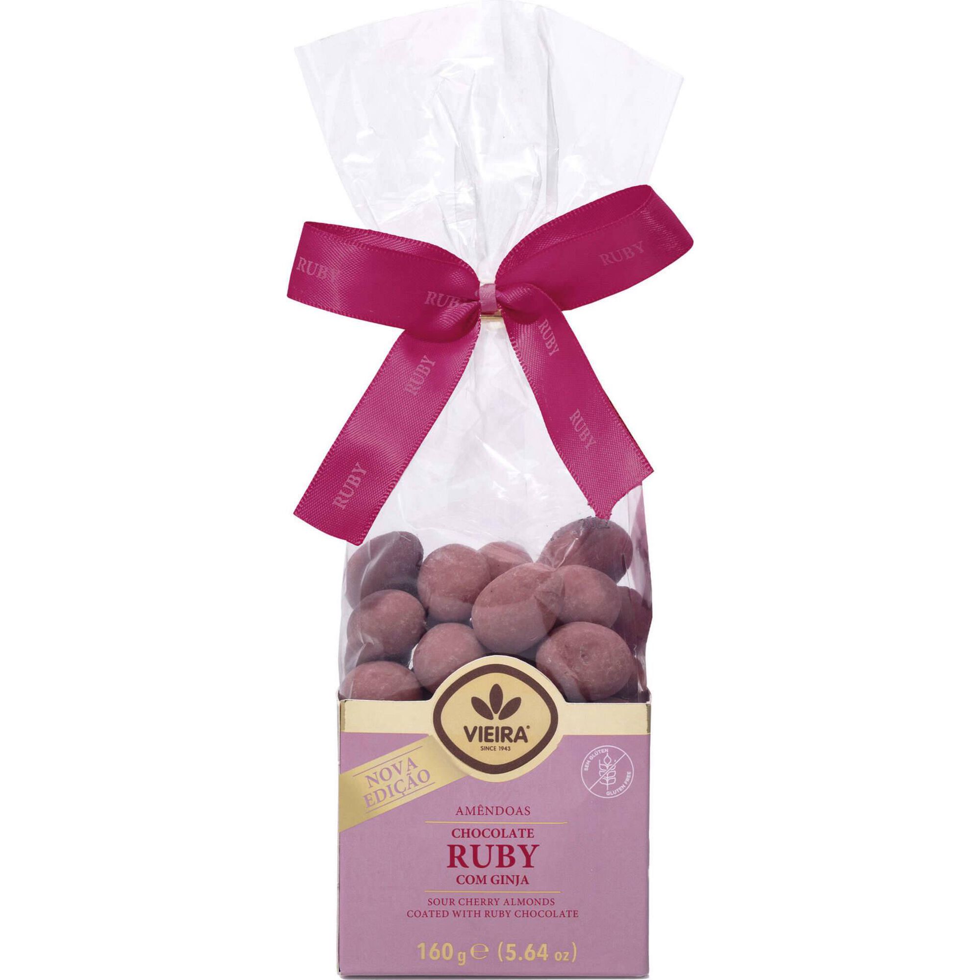 Am&ecirc;ndoas Ruby Chocolate com Ginja