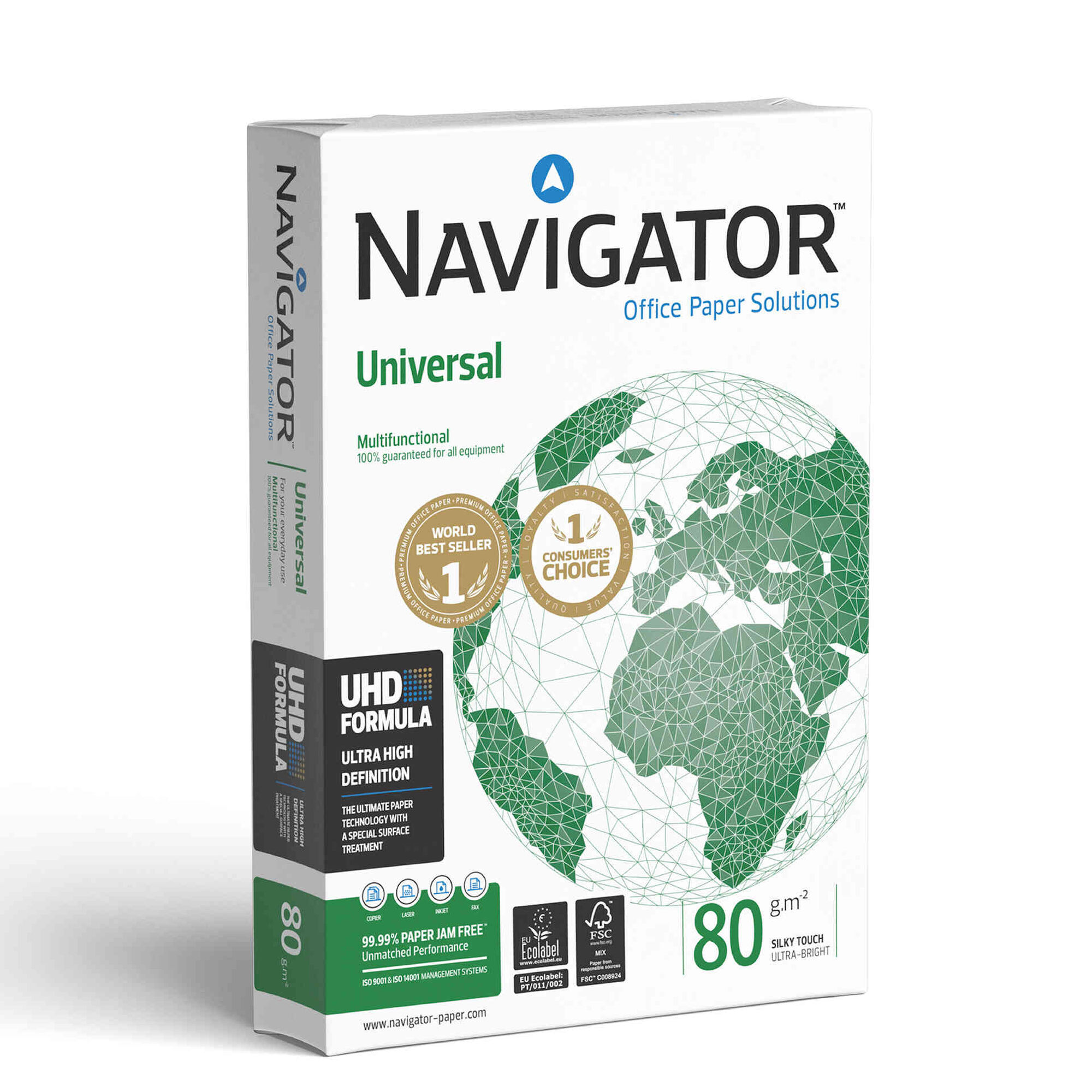 Resma de Papel de Impressão A4 500 Folhas 80g/m2