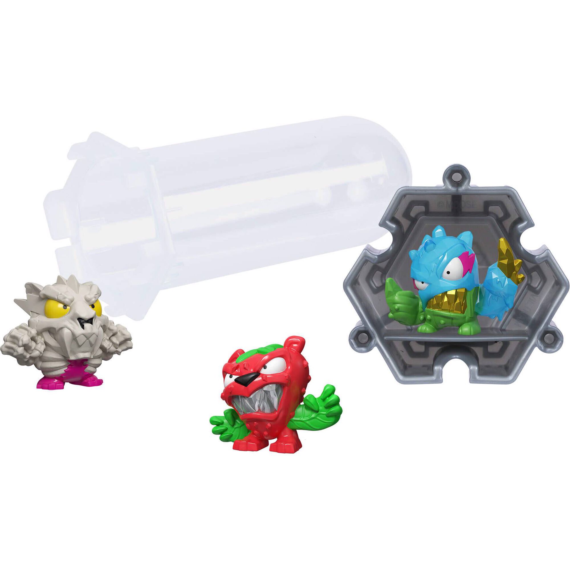 Pack 3 Figuras Mr. Beast Lab Swarms Hyper Fusion