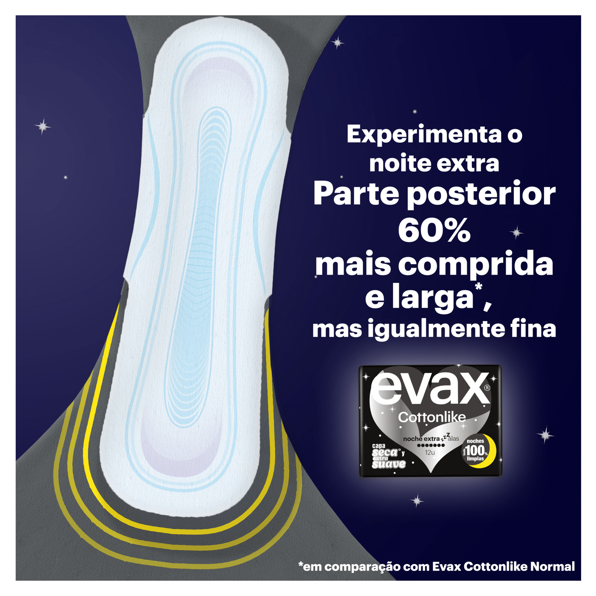 Pensos Higiénicos Cottonlike Super Plus com Abas Pensos Higiénicos Cottonlike Super Plus com Abas