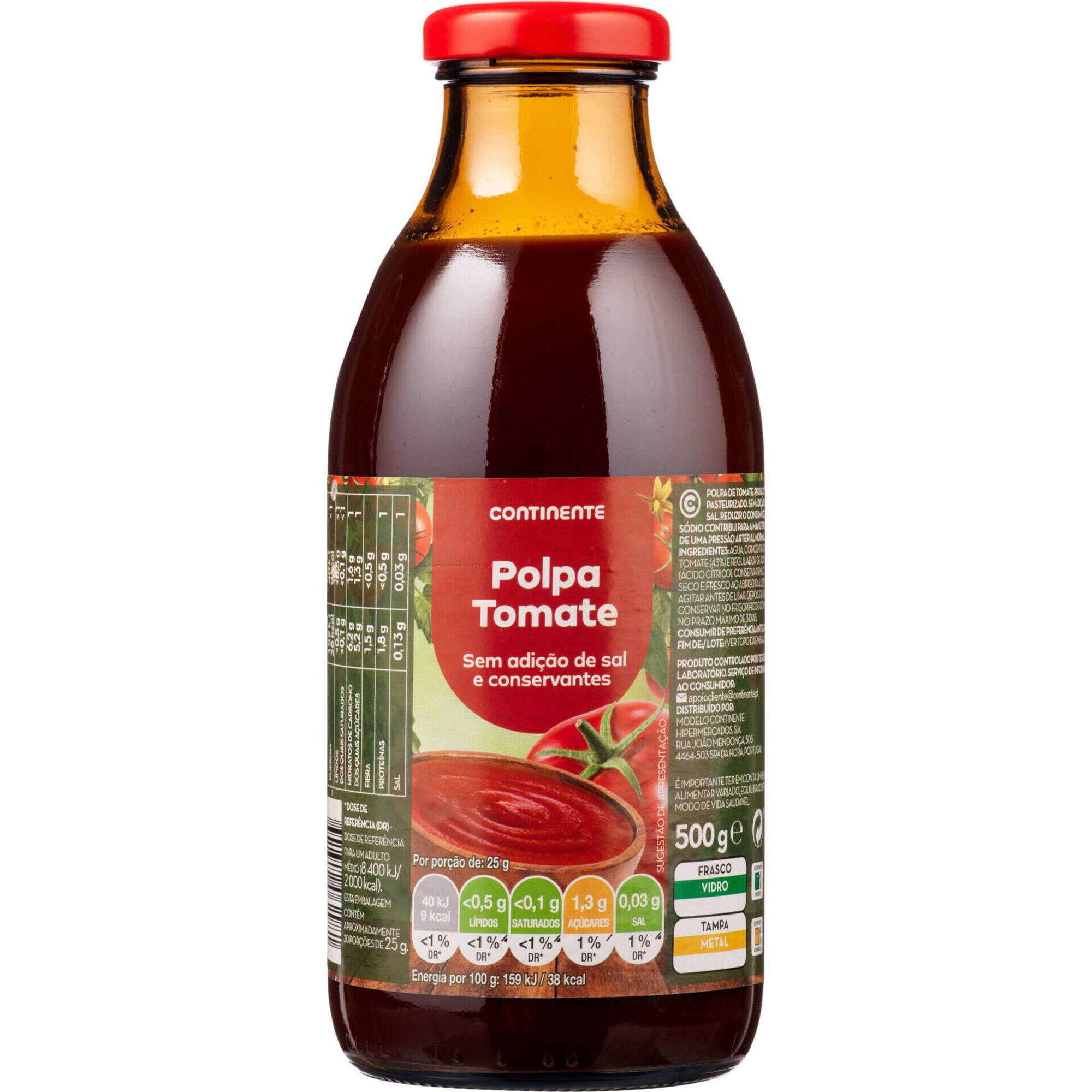 Polpa de Tomate Continente