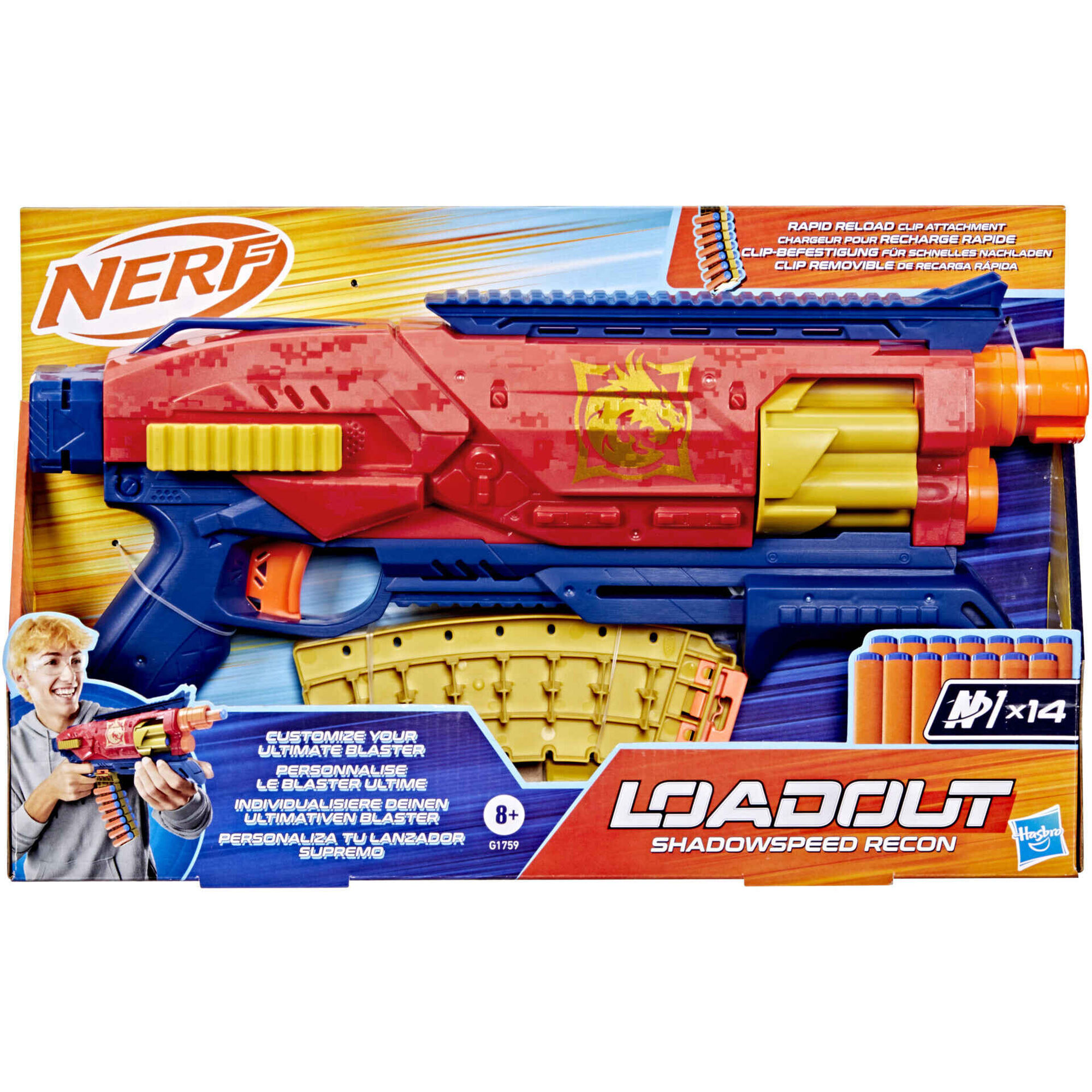Nerf - Lan&ccedil;ador Loadout Shadowspeed Recon