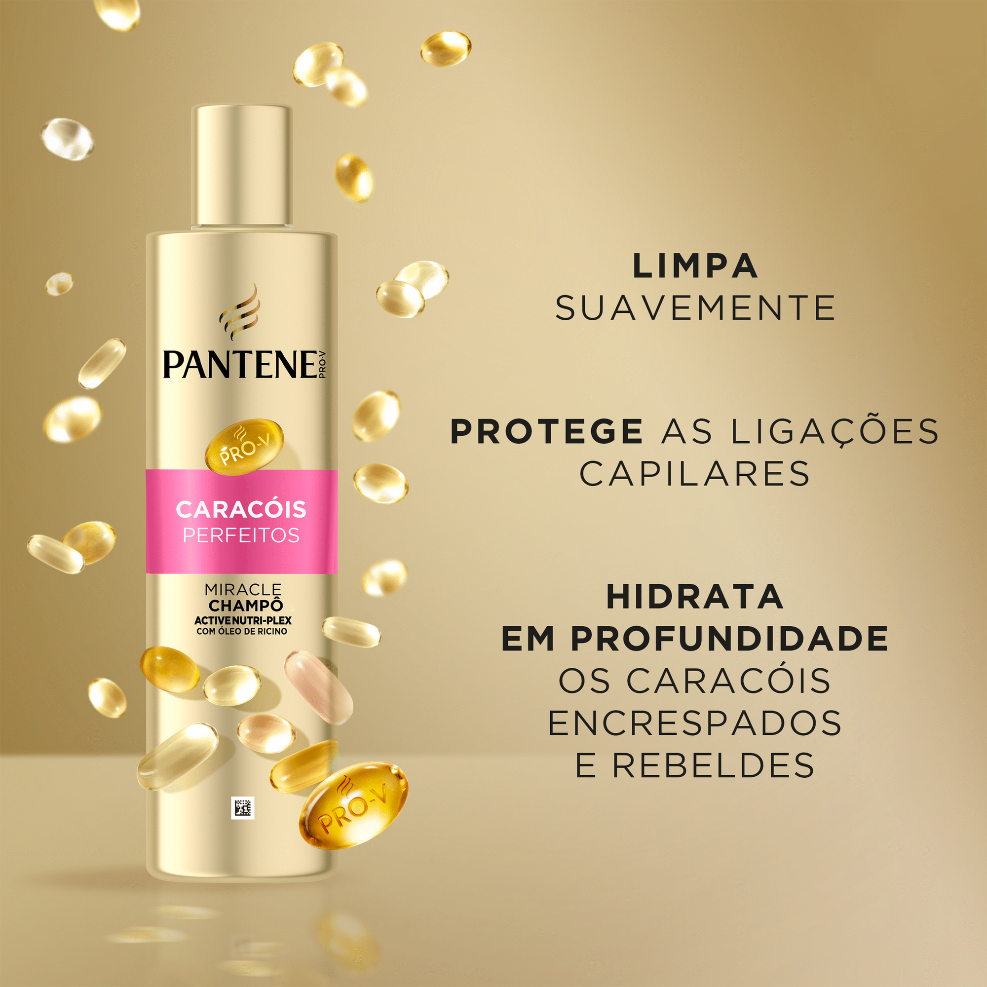 Champô Pro-V Active Nutri-Plex Miracle Caracóis Perfeitos Champô Pro-V Active Nutri-Plex Miracle Caracóis Perfeitos