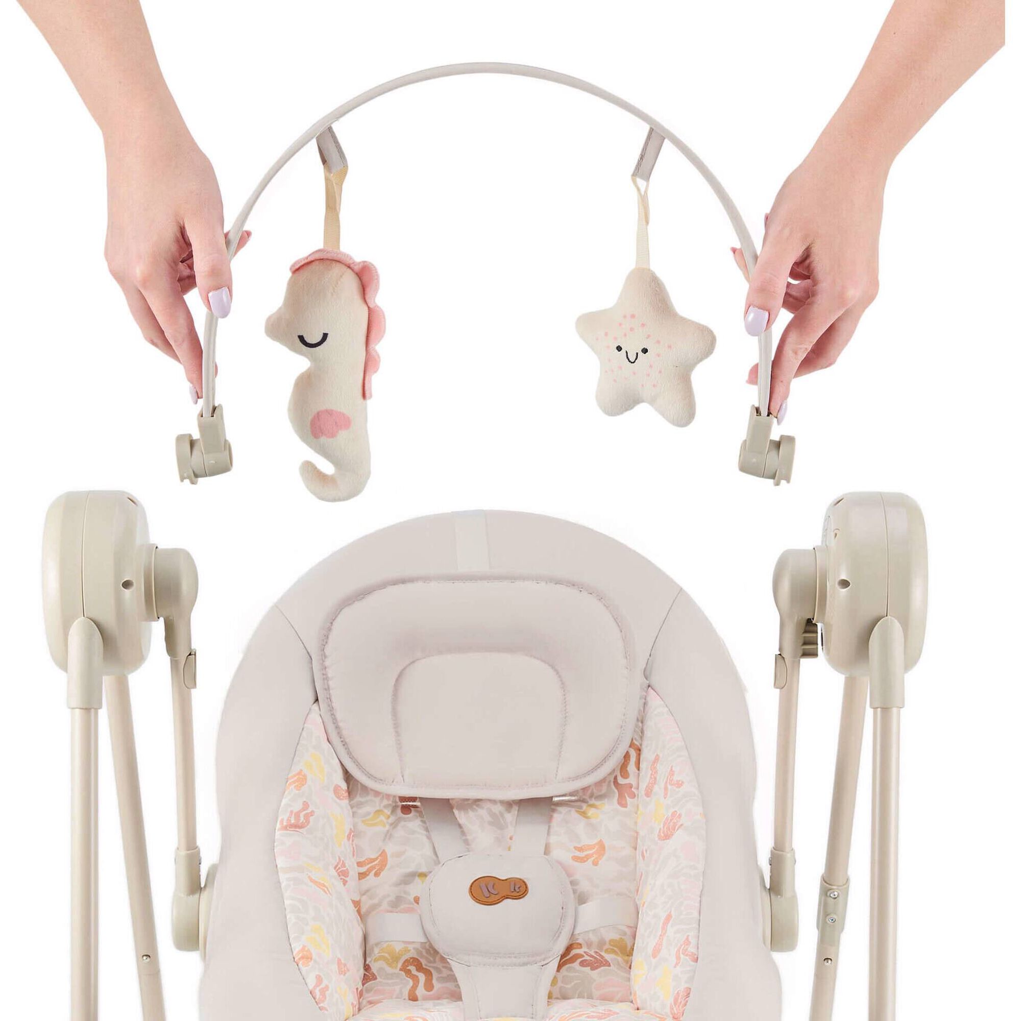 Cadeira de Repouso Swingee Bege Kinderkraft