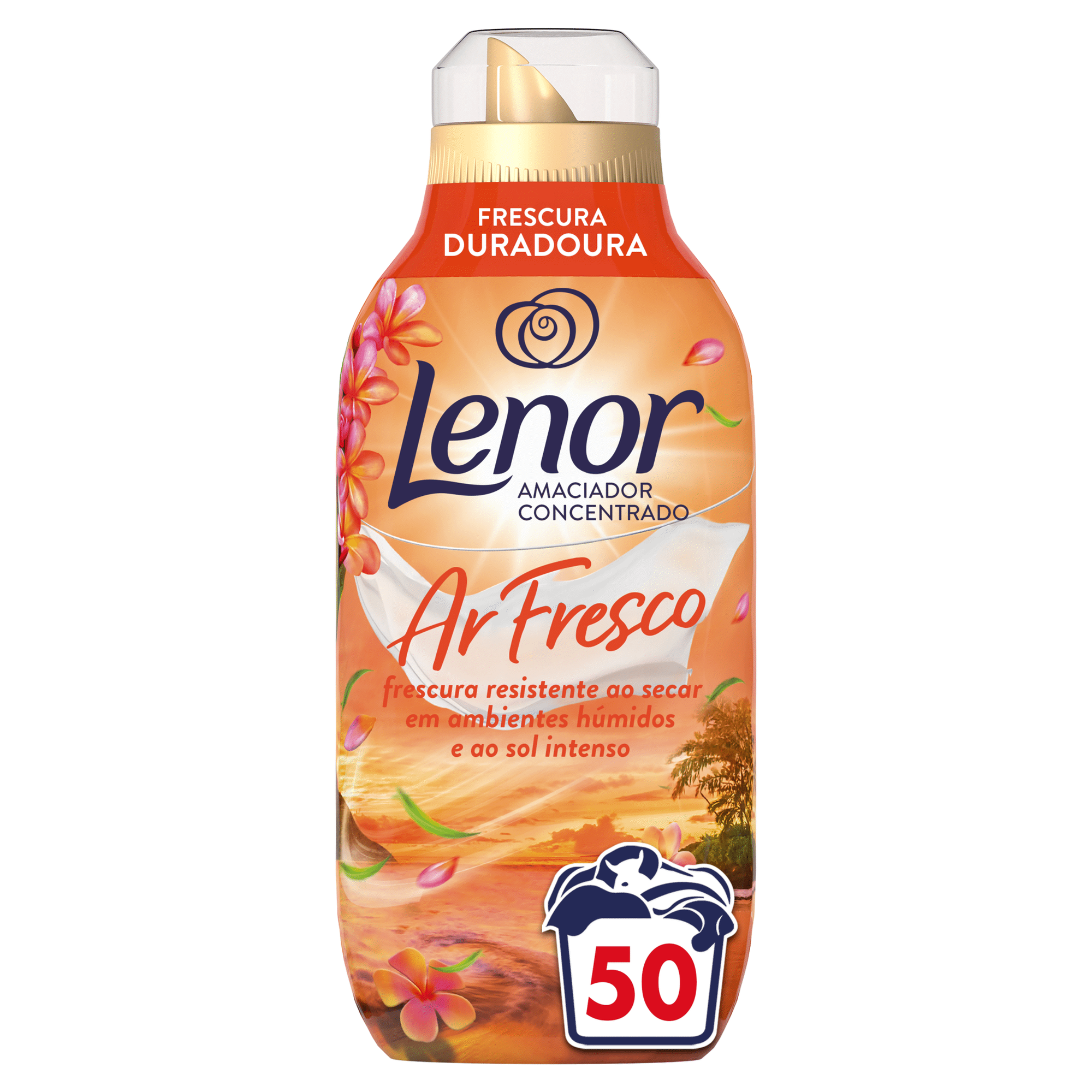 Amaciador Roupa Concentrado Frescura Tropical Lenor
