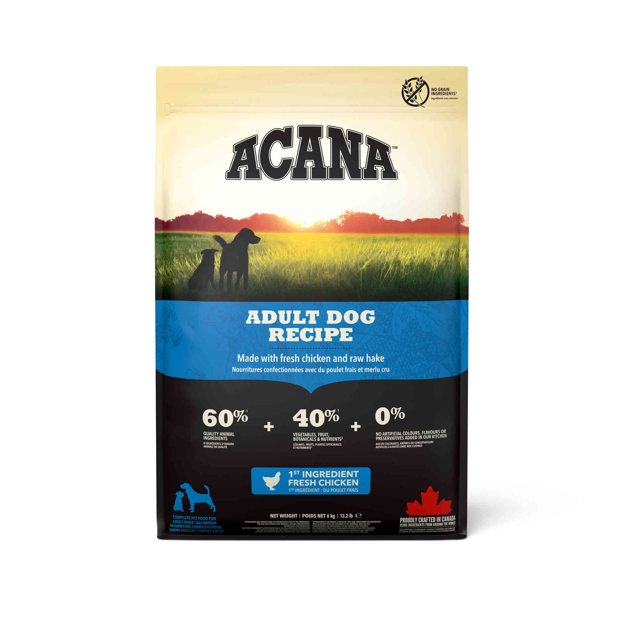 Ra&ccedil;&atilde;o para C&atilde;o Adulto Recipe Acana