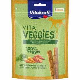 Snack para C&atilde;o Vita Veggies Sticks Cenoura e Batata Doce