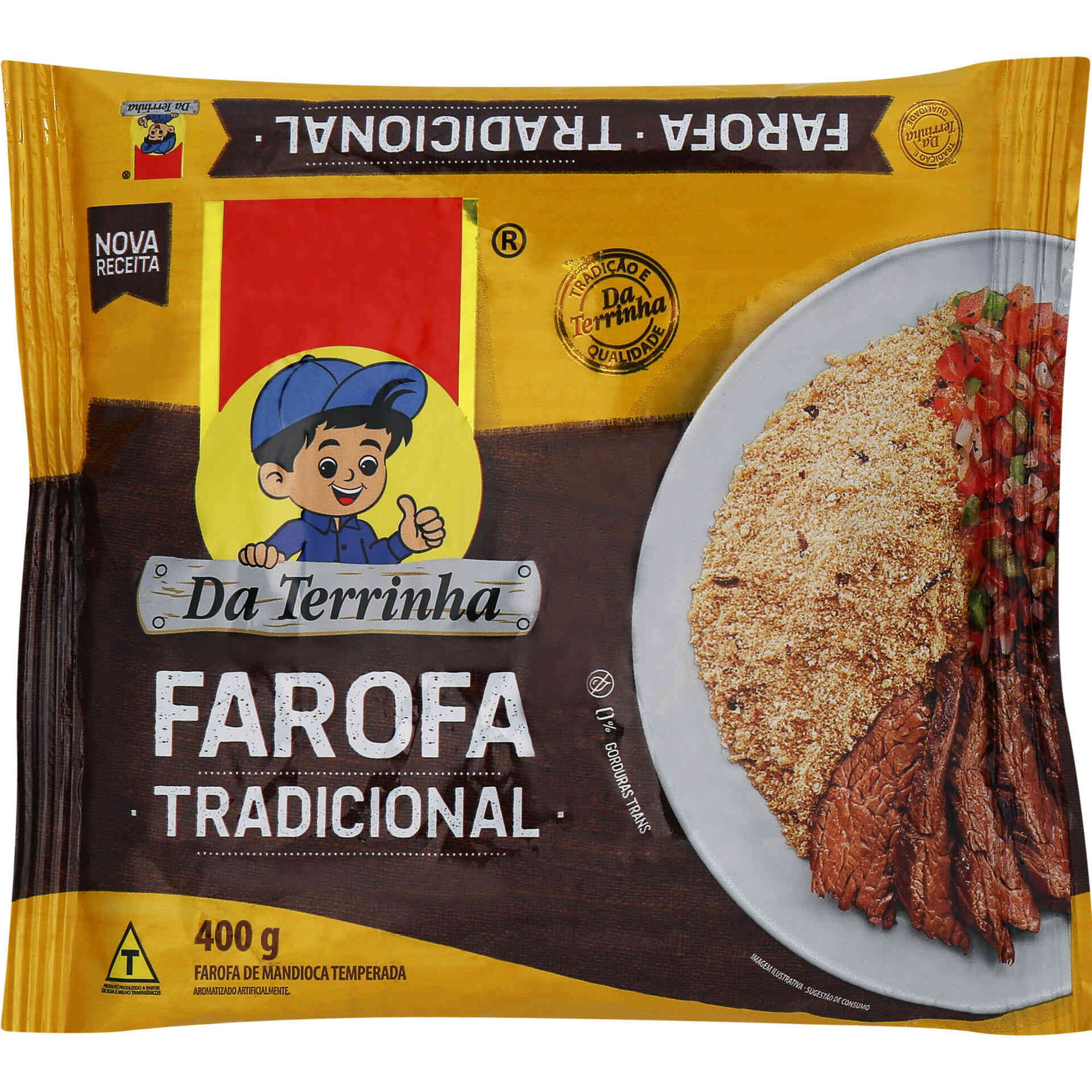 Farofa de Mandioca Temperada