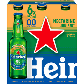 Cerveja sem &Aacute;lcool 0,0% Nectarina e Zimbro Heineken