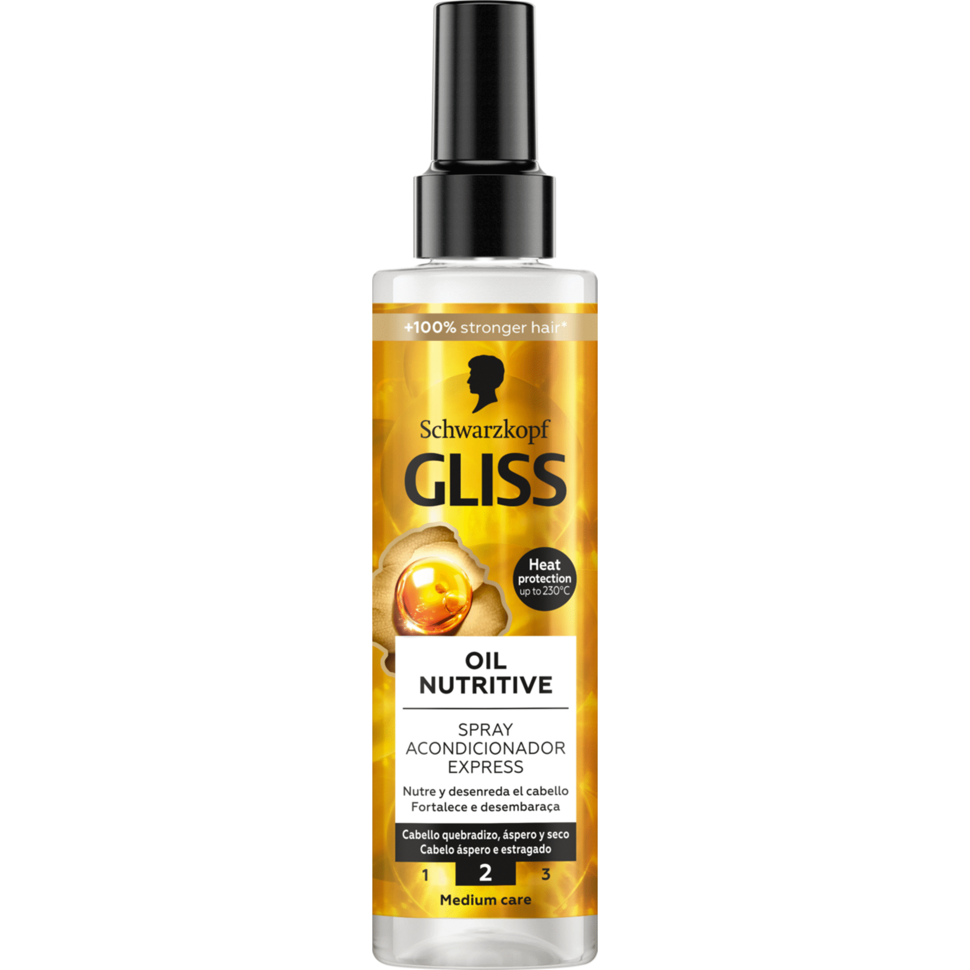 Spray Cabelo Condicionador Oil Nutritive Schwarzkopf Gliss