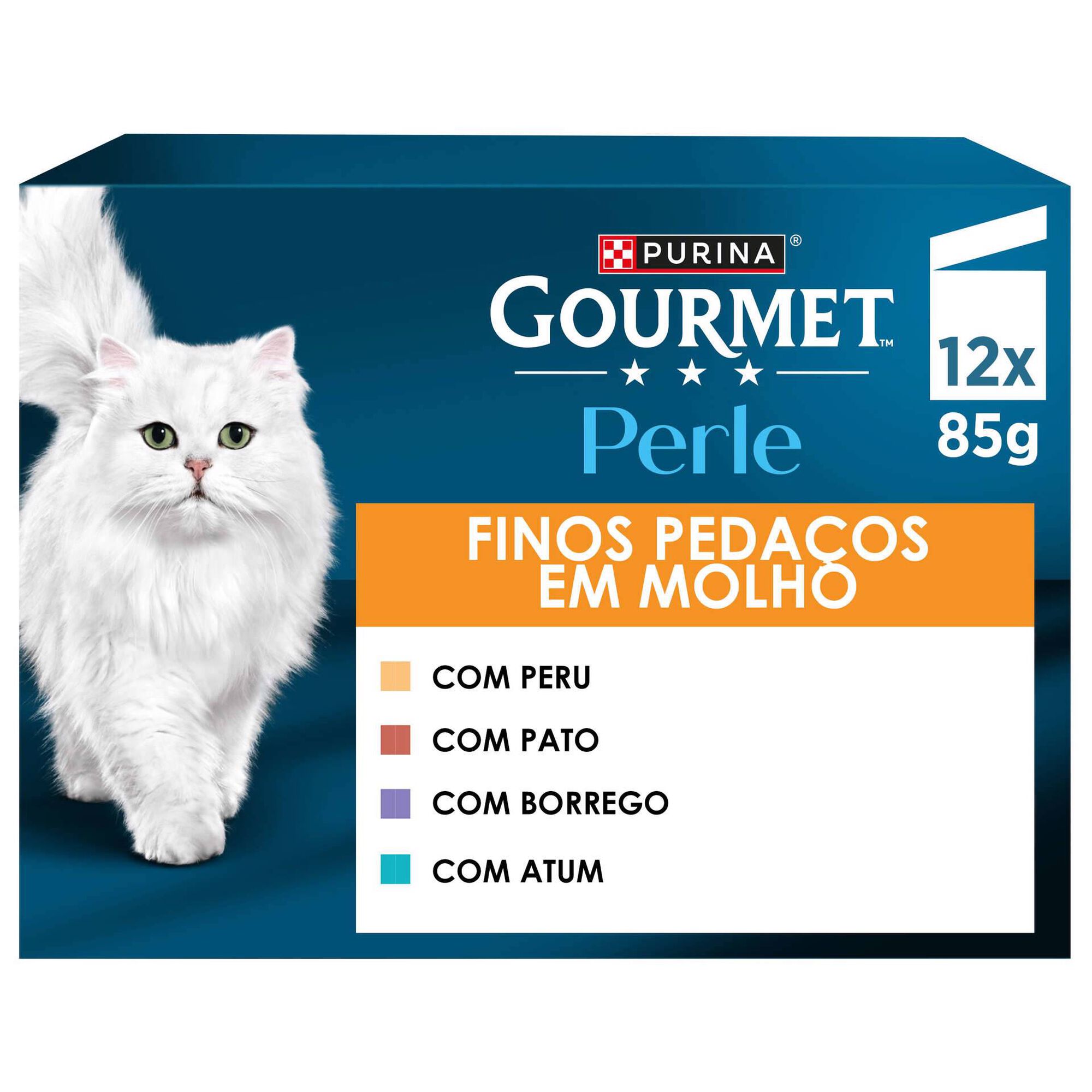 Comida H&uacute;mida para Gato Adulto Saquetas Purina Gourmet Perle
