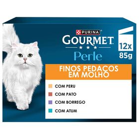 Comida H&uacute;mida para Gato Adulto Saquetas Purina Gourmet Perle