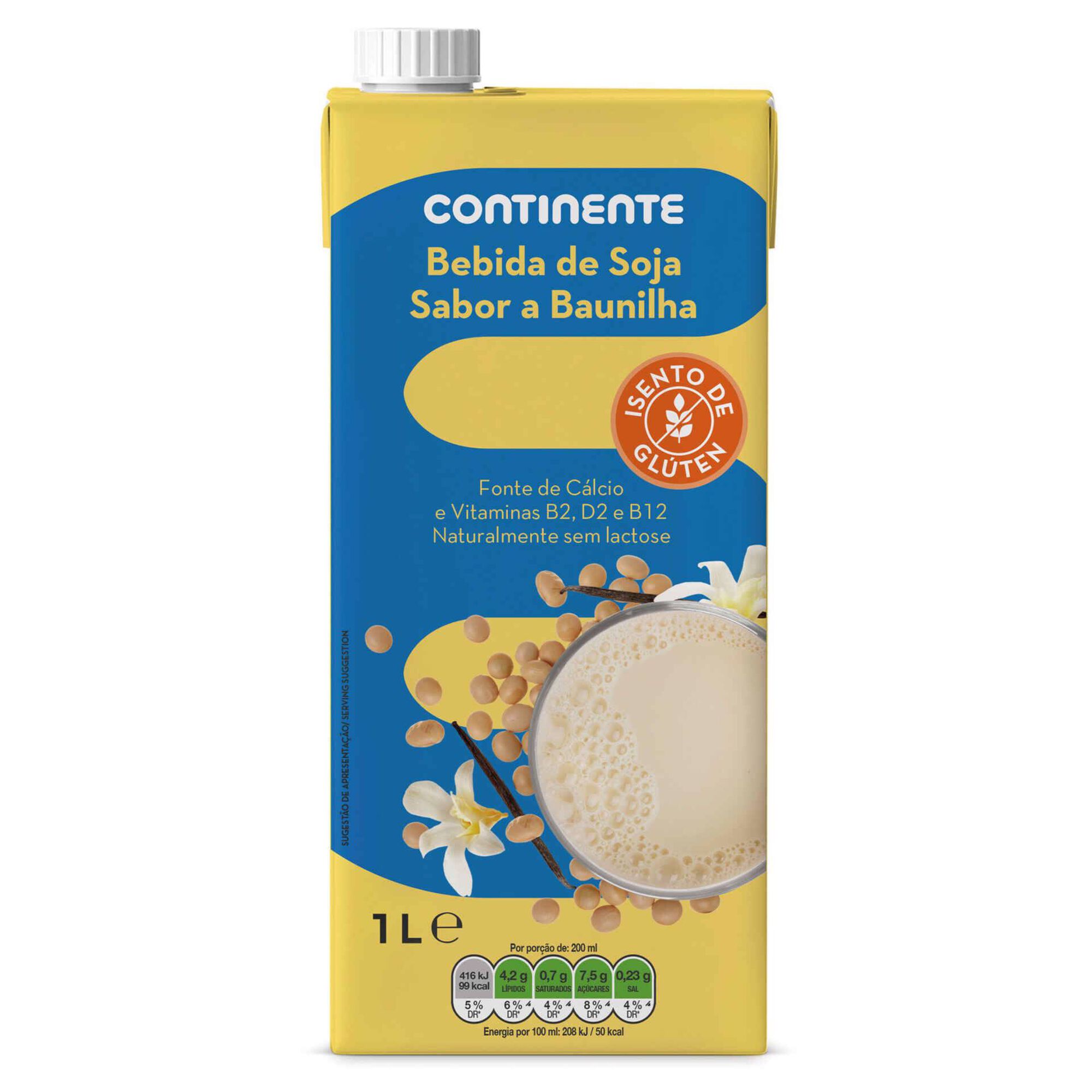 Bebida Vegetal de Soja Baunilha