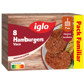 Hamb&uacute;rgueres de Vaca sem Gl&uacute;ten Capit&atilde;o Iglo
