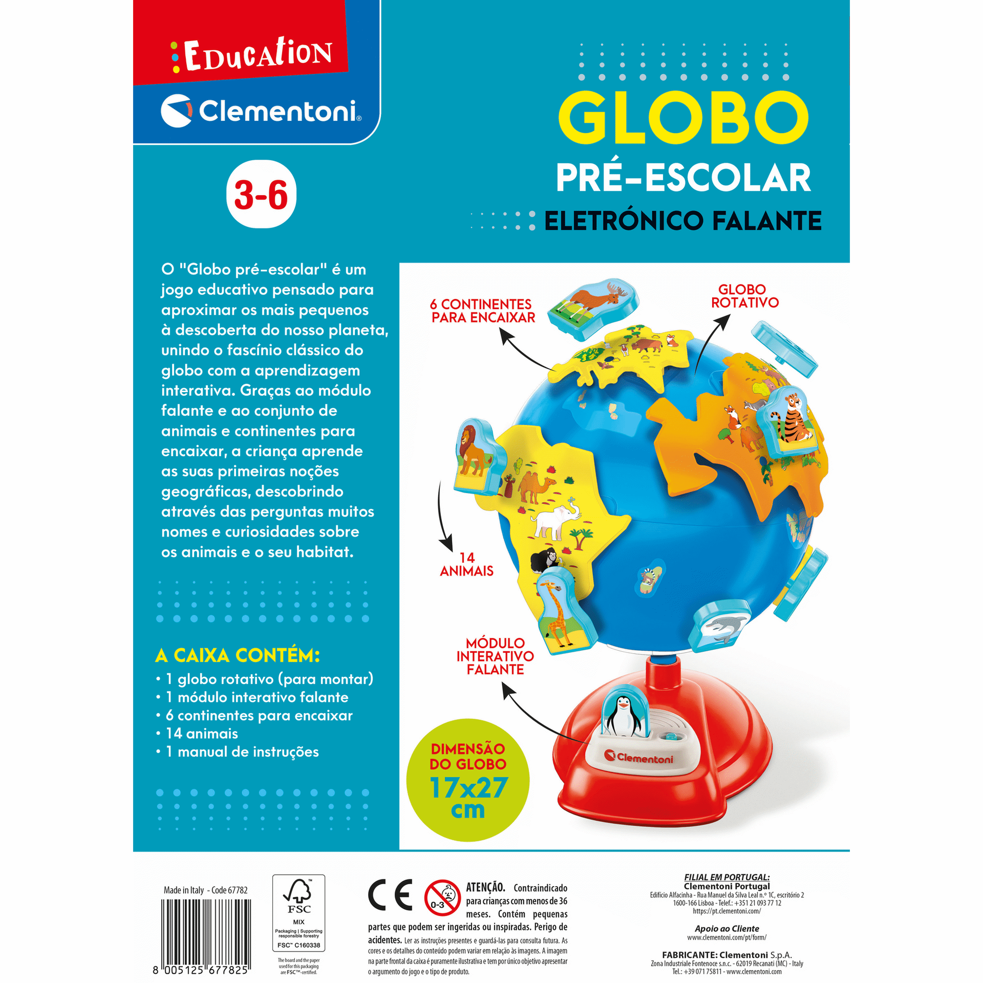 Clementoni - Globo Pr&eacute;-escolar