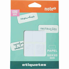 Conjunto 120 Etiquetas Adesivas 50x20mm Note!
