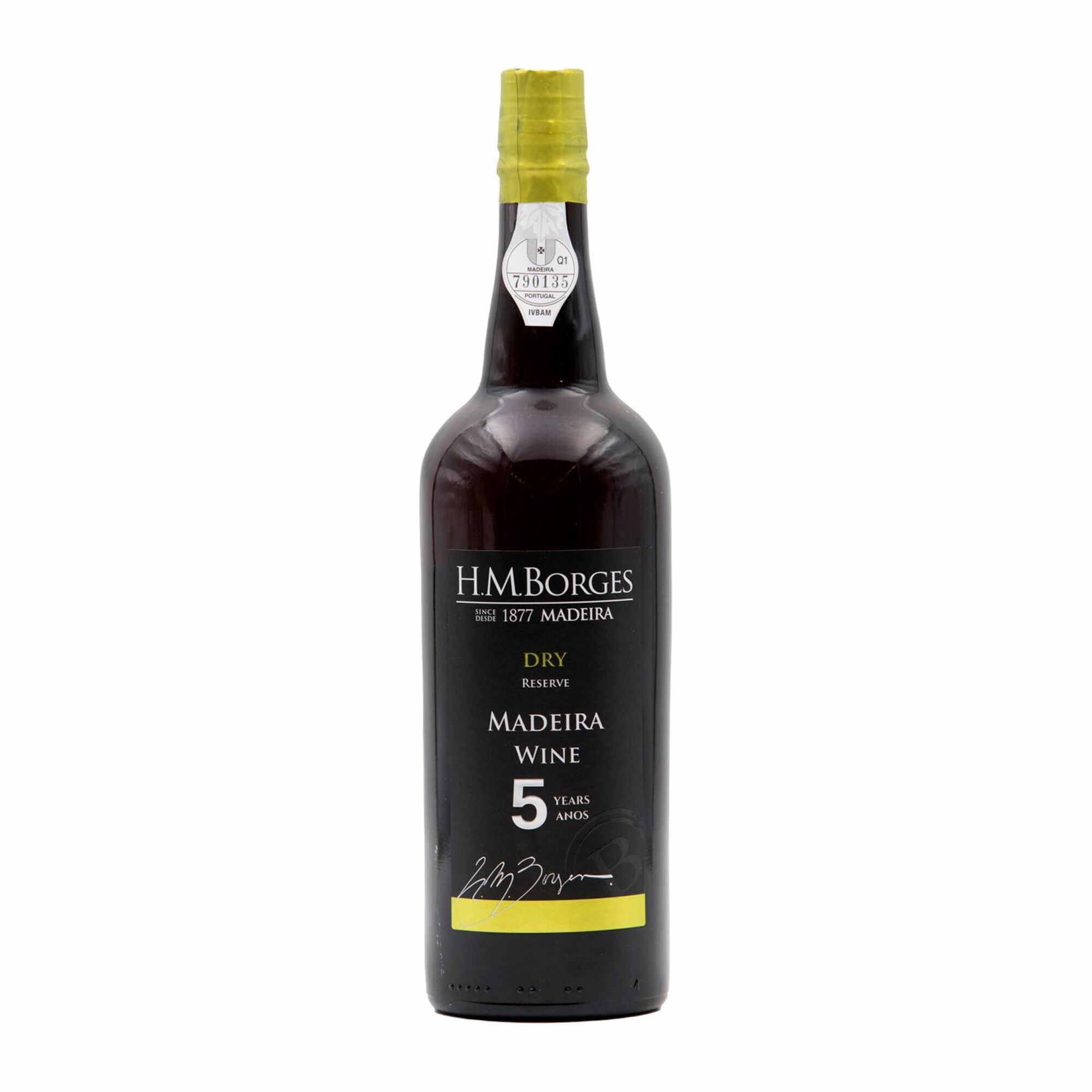 H M Borges Reserva 5 Anos Seco Vinho da Madeira Seco