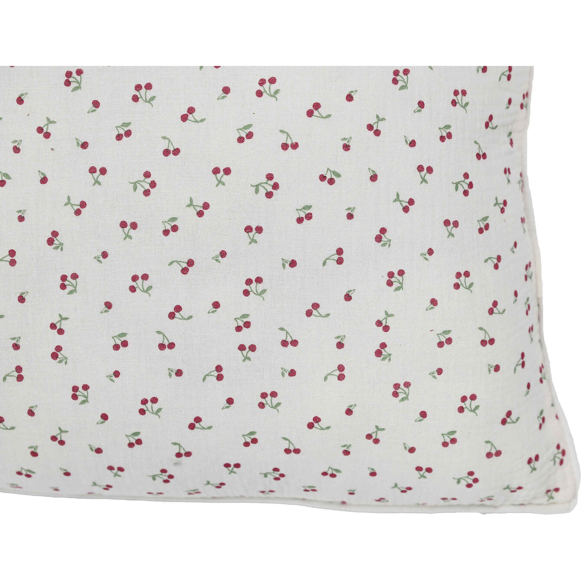 Almofada 45x45cm All Over Mini Cerejas Kasa